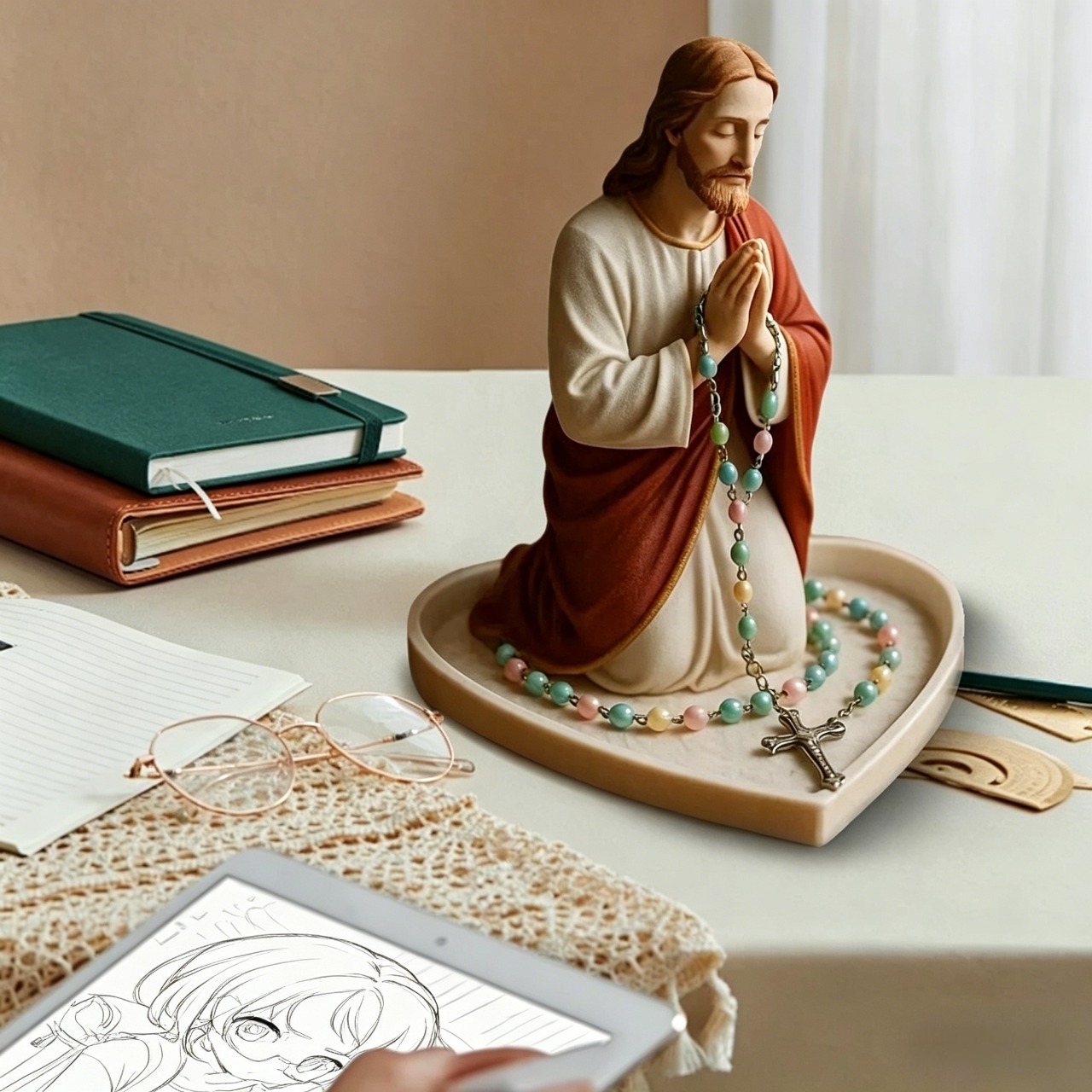 🎁Last Day 49% OFF🔥Handcrafted Virgin Mary Rosary Holder