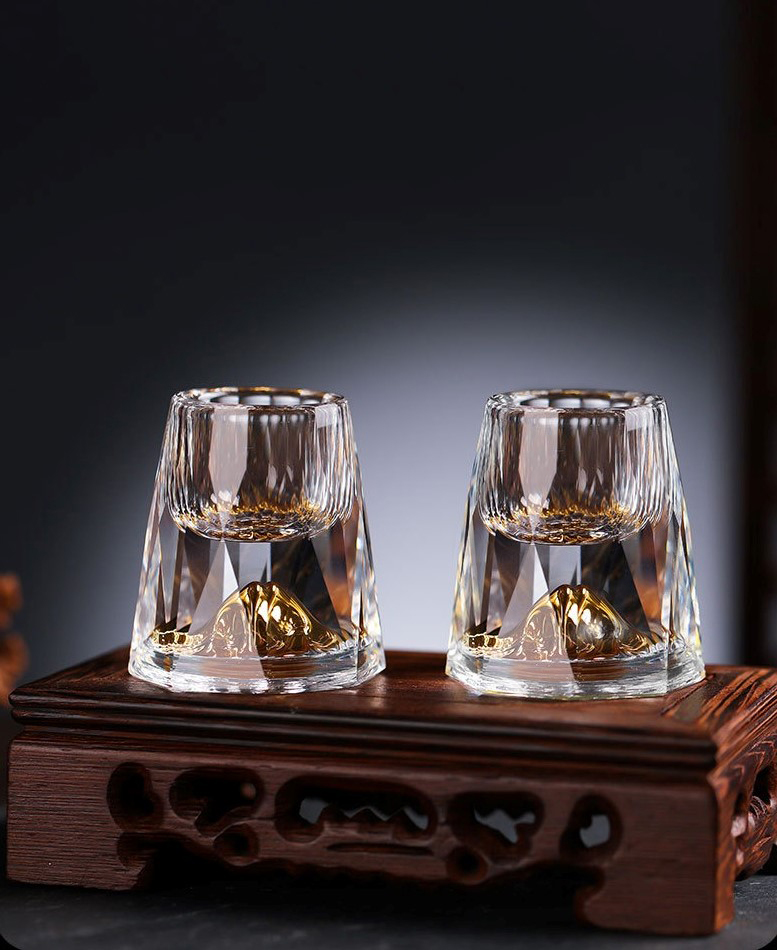 🔥Early Father's Day Sale 49% OFF - BUY MORE&SAVE MORE-3D Glacier Glass Cup Crystal Mountain Glass