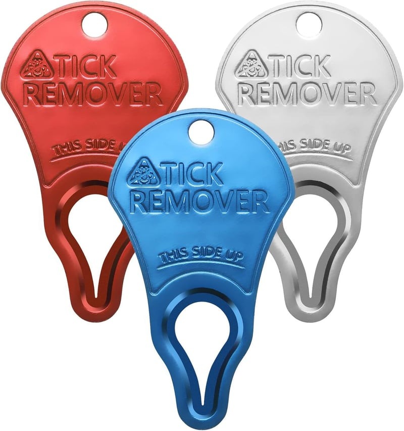 Tick Remover Tool 3 Pack, Portable Outdoor Living Essential Tick Remover Tools