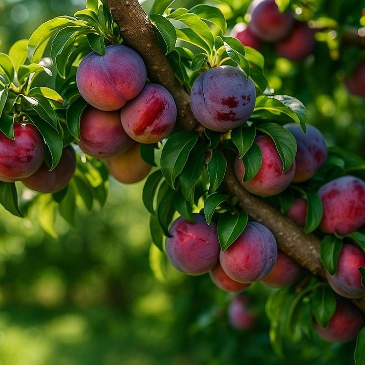 🌳LIMITED-TIME BUY 1 GET 1 FREE⏰🍑 Heirloom Non-GMO Grafted Plum Tree Live Seeds