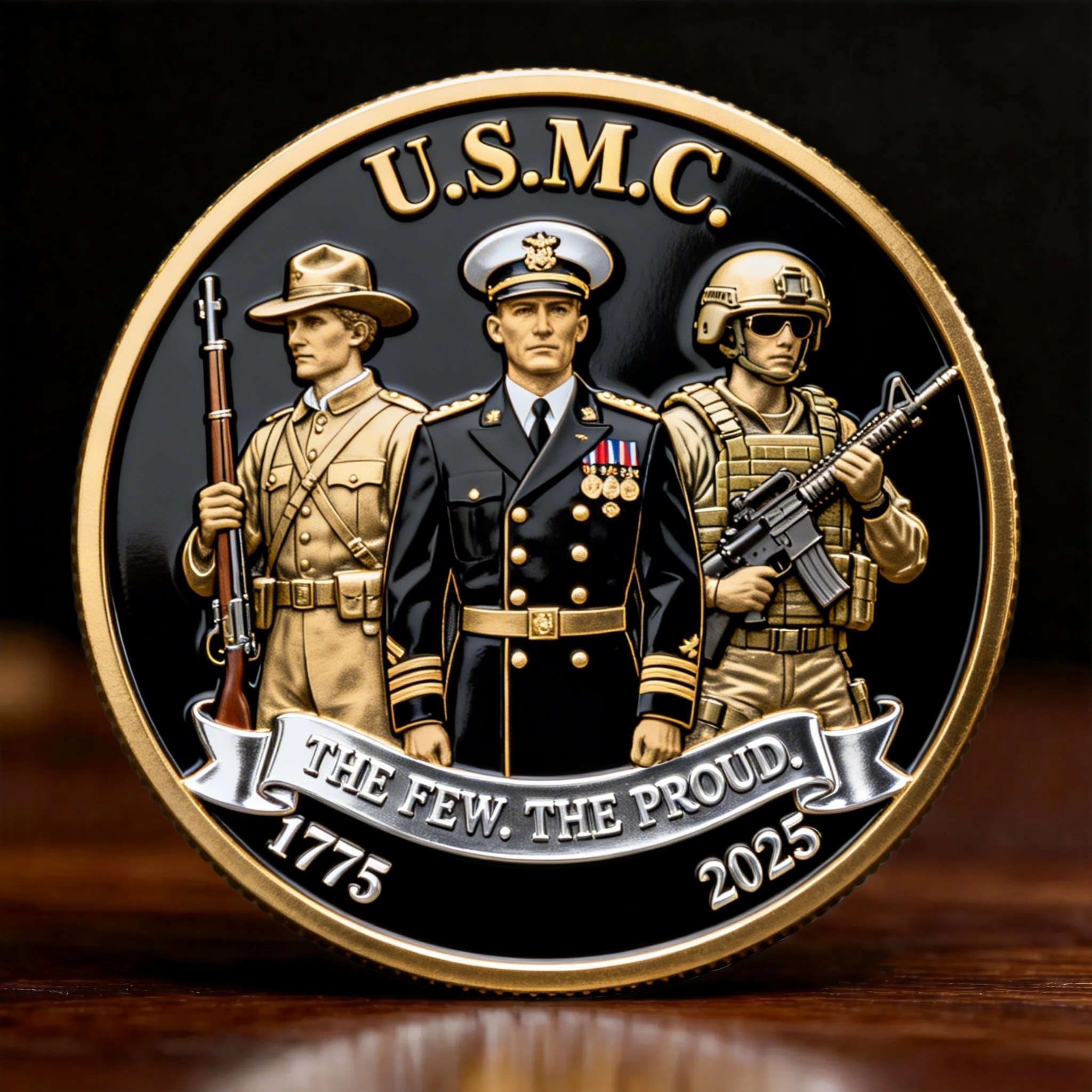 🇺🇸 U.S.M.C. 250th Anniversary Challenge Coin