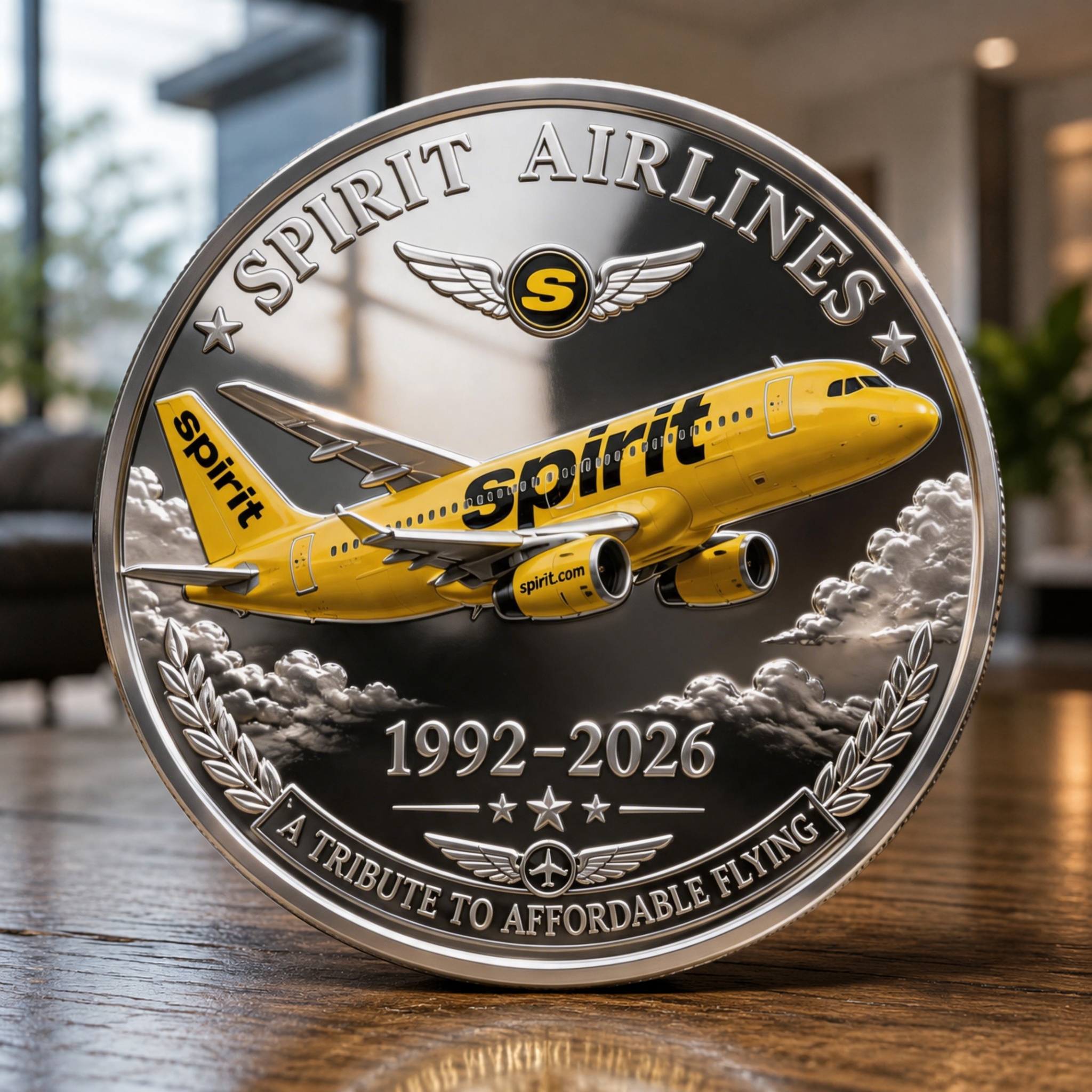 Last Day 49% OFF🔥Spirit Airlines Commemorative Coin 