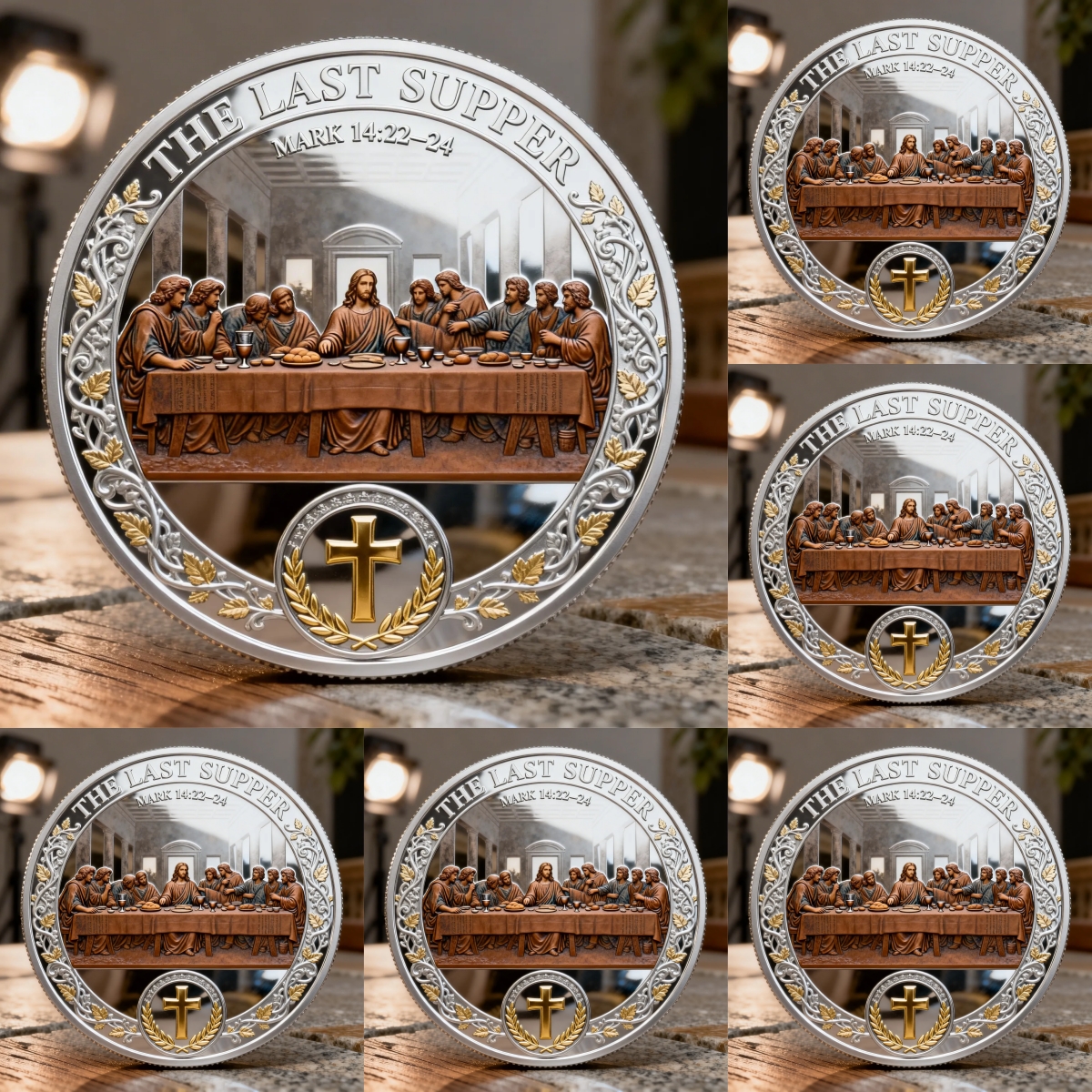 ❤️Last Day 60% OFF - ✝️ The Last Supper Christian Commemorative Coin