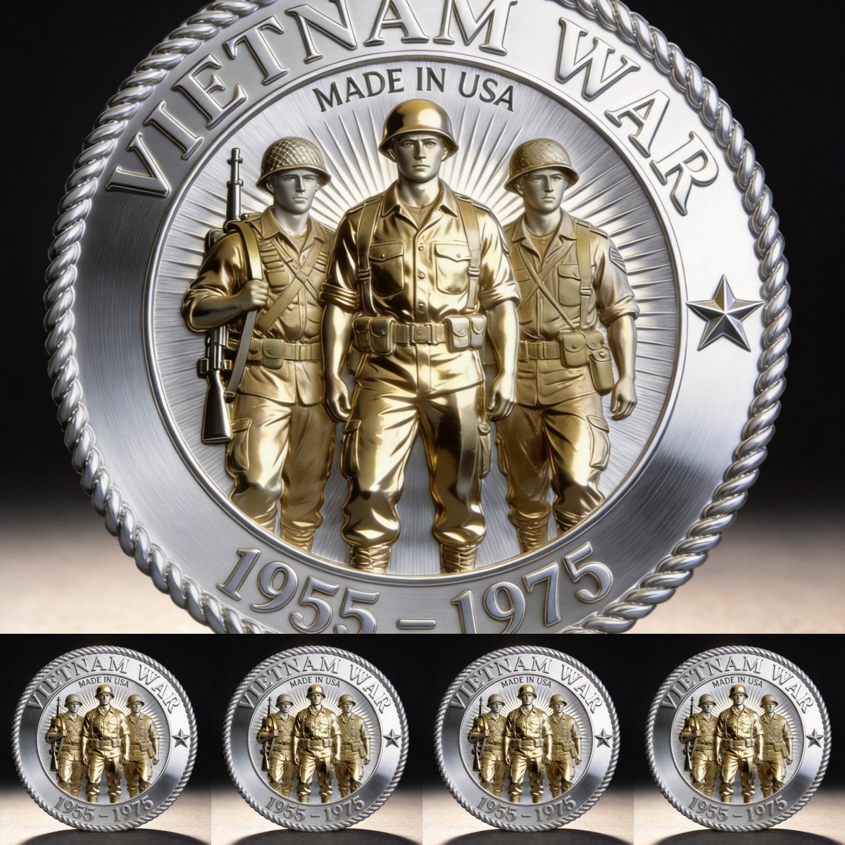 🏆Flash Sale 60% OFF - Vietnam War Veterans Commemorative Coin (1955–1975)