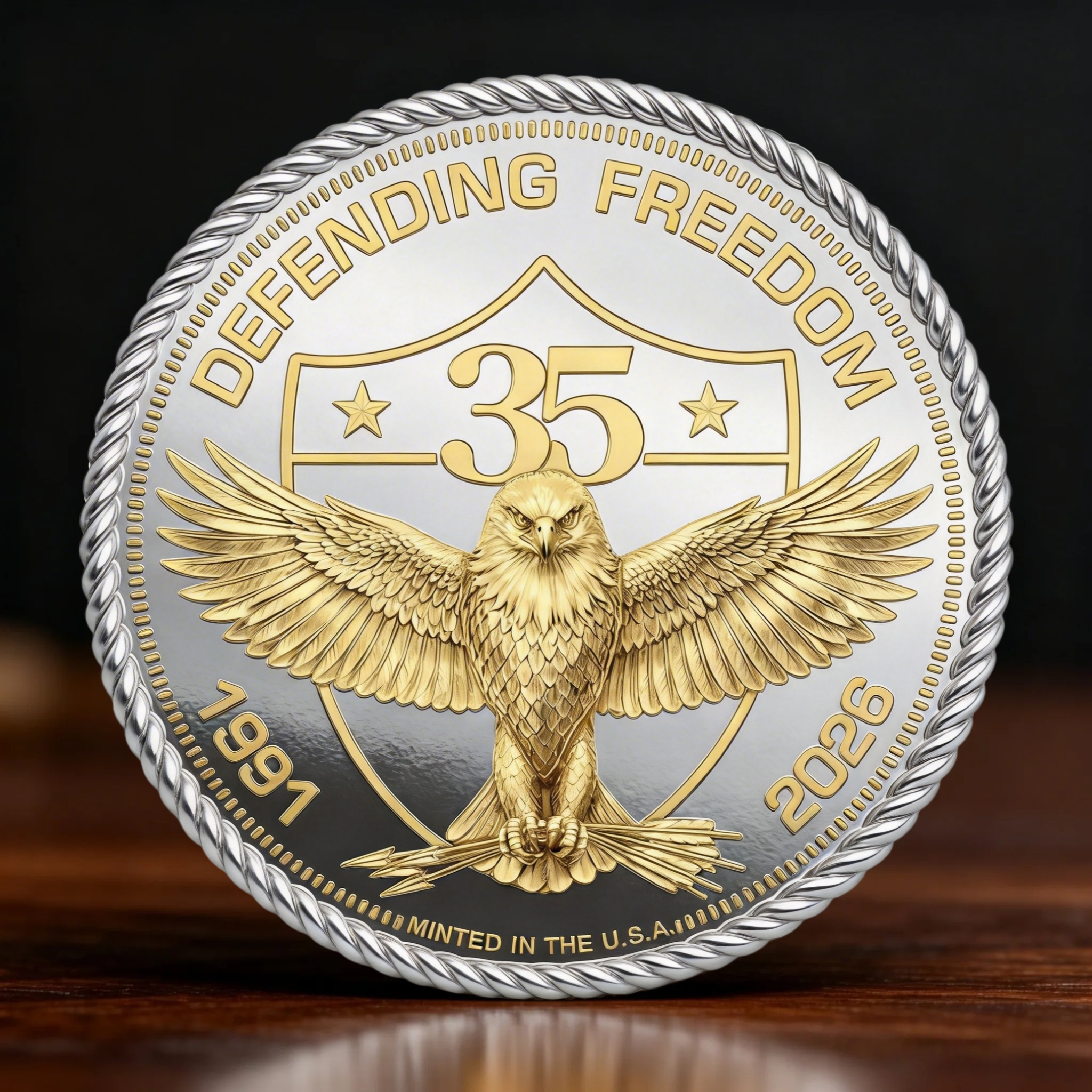 🏆35th Anniversary Flash Sale - Desert Storm 35th Anniversary Commemorative Coin