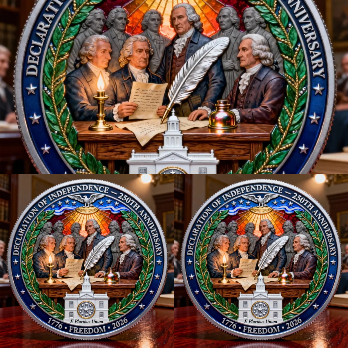 🎉New Year Flash Sale 60% OFF❤️ Declaration of Independence – 250th Anniversary Commemorative Coin