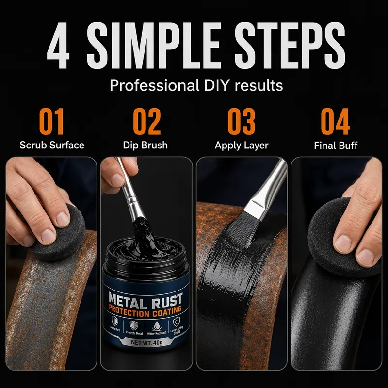 🛡️ Trusted by 50,000+ Customers | 70% OFF Premium Metal Rust Protection Paste restores rusty gates, rai