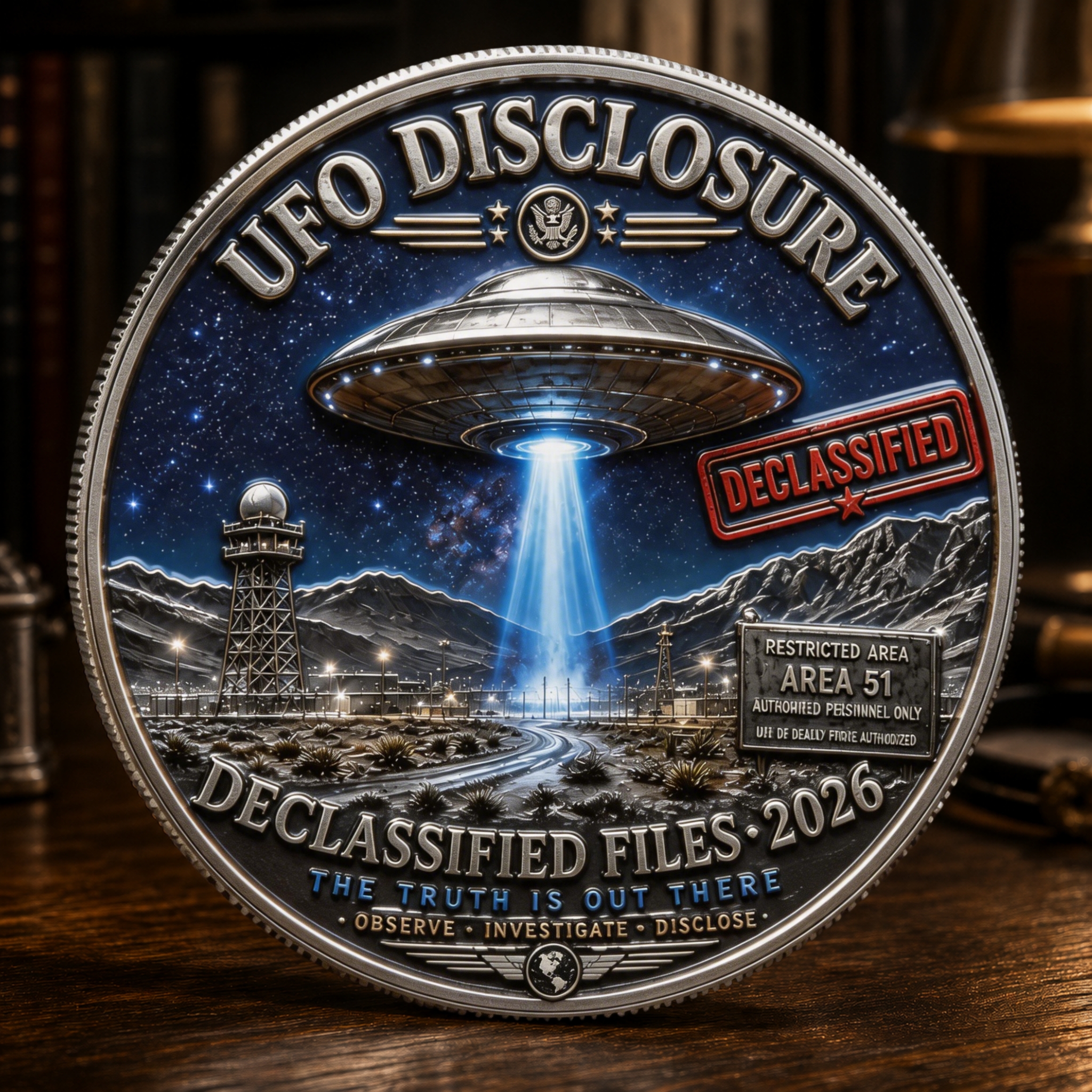 UFO Disclosure 2026 Commemorative Coin 🌌