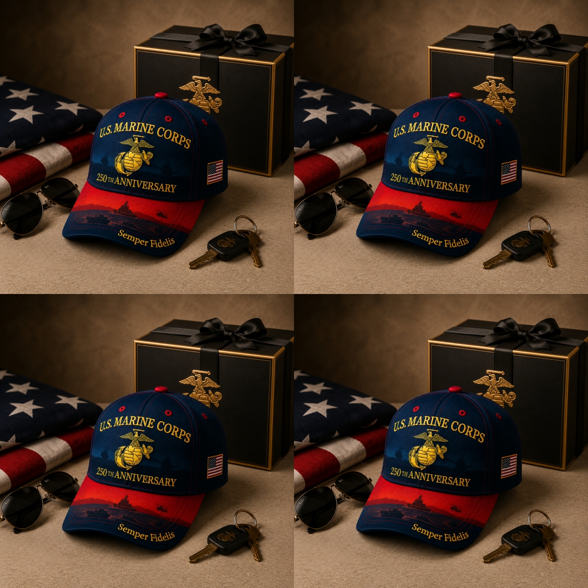 🎉250th Anniversary Hot Sale 65K+ ❤️ U.S. Marine Corps 250th Anniversary Cap 🇺🇸