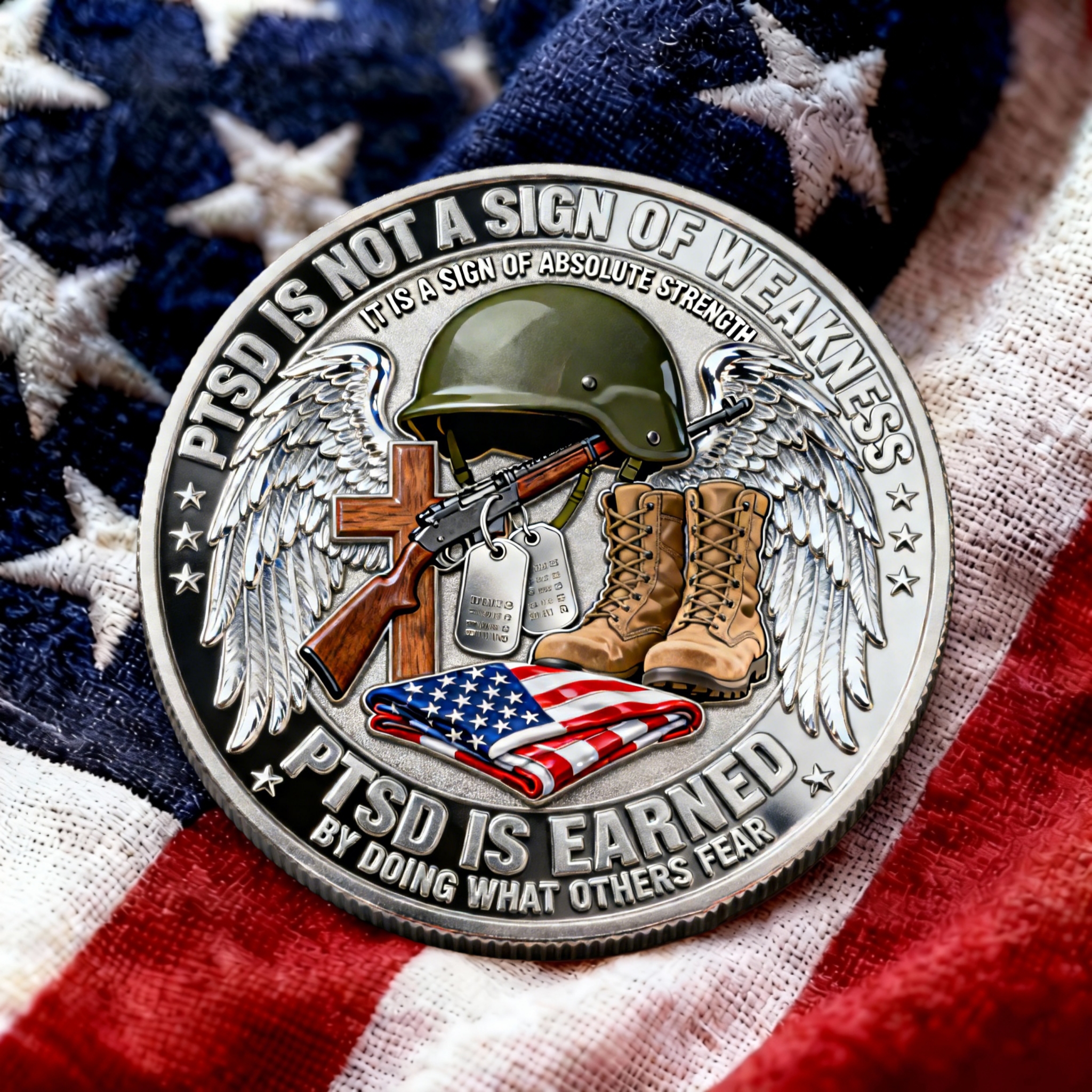 🎉New Year Flash Sale 60% OFF✨PTSD Honor Commemorative Coin