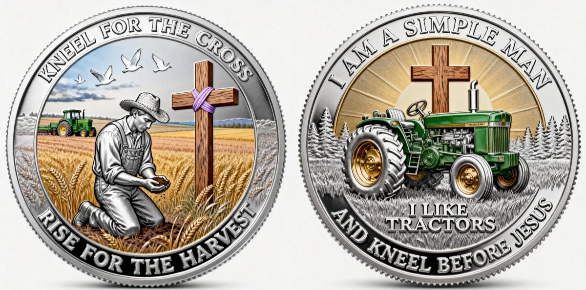 2026 New Year Hot Sale 60% OFF 🌾 Faith & Harvest Commemorative Coin