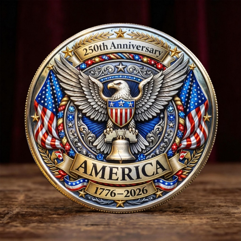 2026 New Year Hot Sale 49% OFF 🔥250 YEARS STRONG COMMEMORATIVE COIN