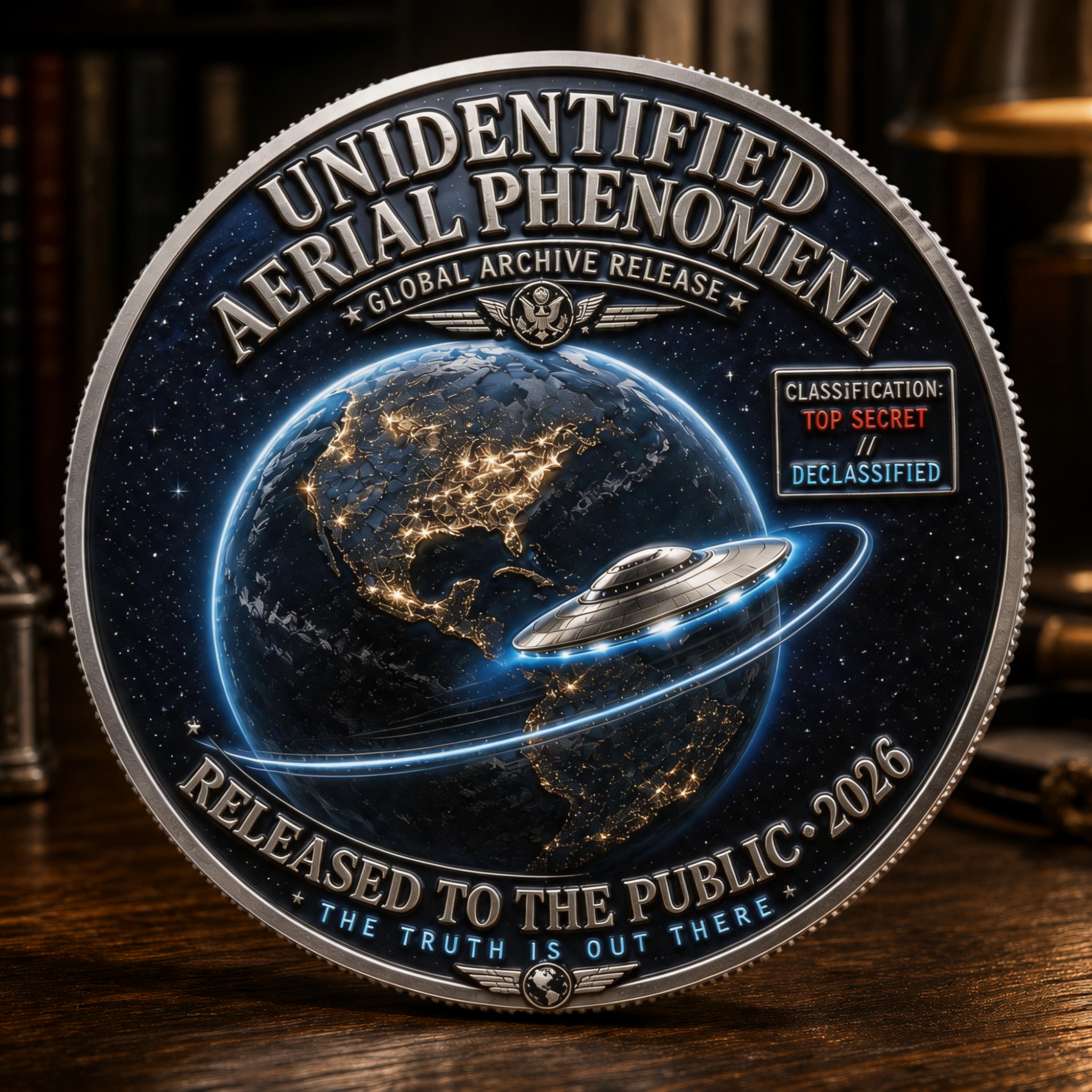 UFO Disclosure 2026 Commemorative Coin 🌌