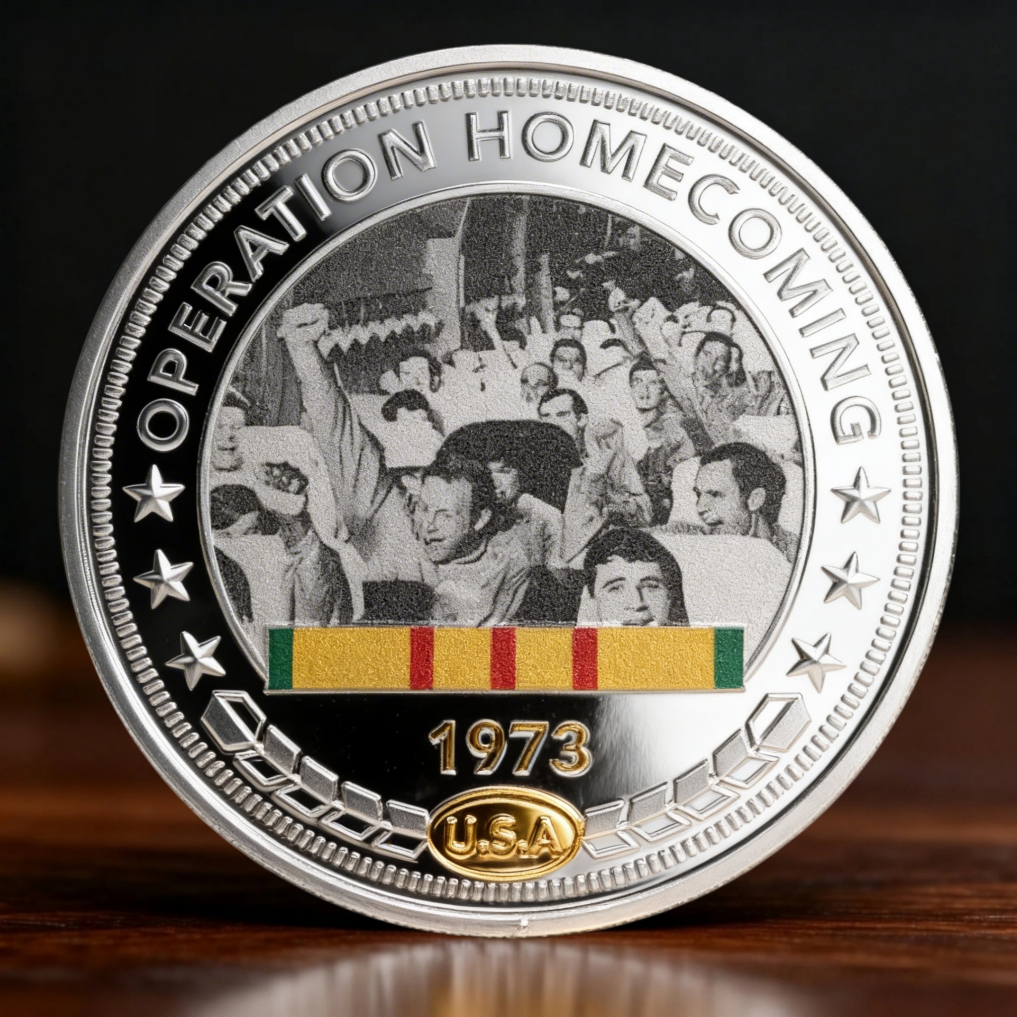 🇺🇸 Vietnam War – Operation Homecoming 1973 Commemorative Coin