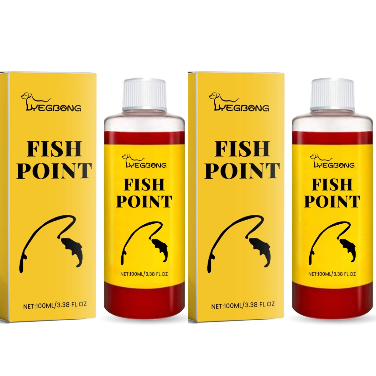 🎣 Concentrated Fish Attractant Liquid – 🐟Fast-Acting Red Worm Formula