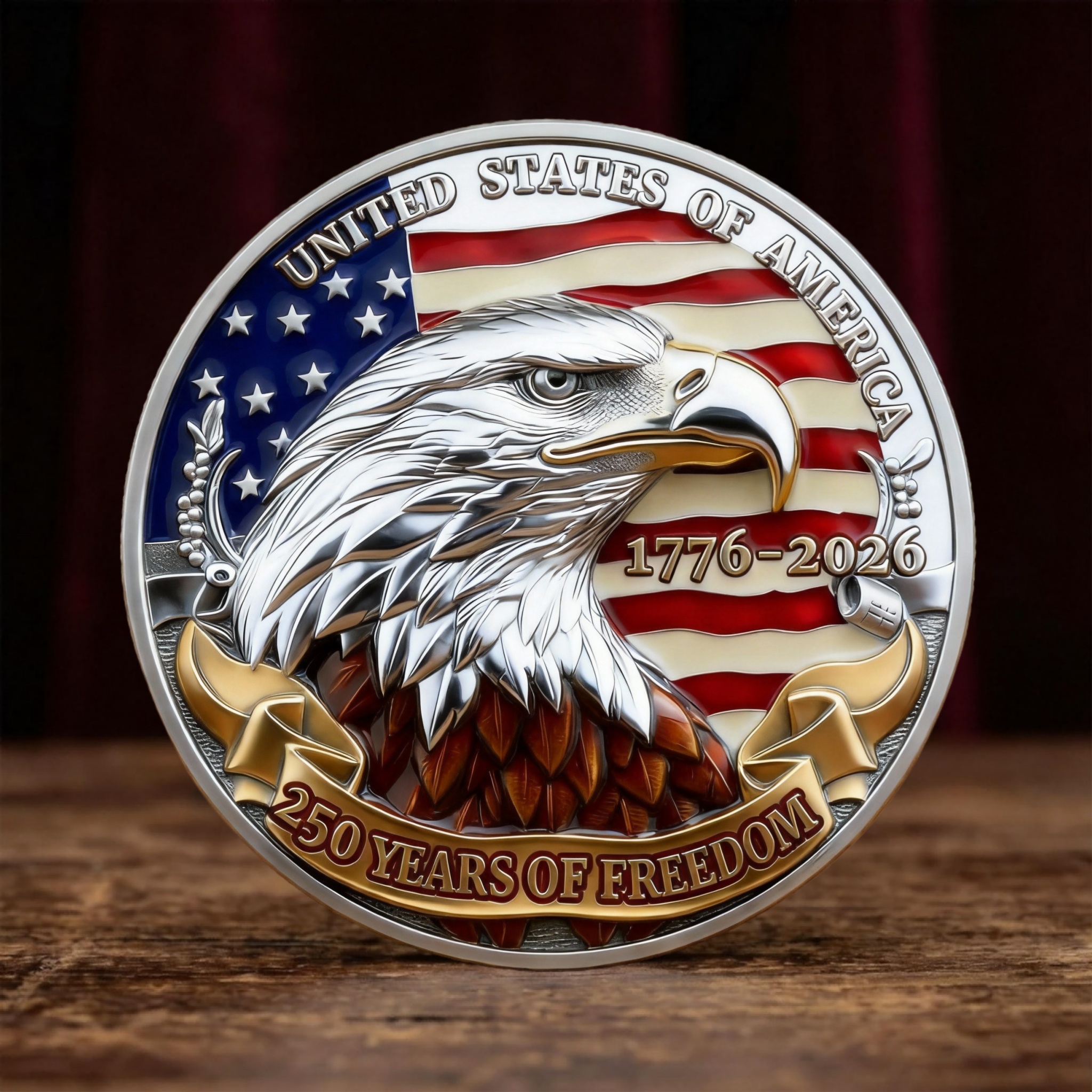 2026 New Year Hot Sale 49% OFF 🔥250 YEARS STRONG COMMEMORATIVE COIN