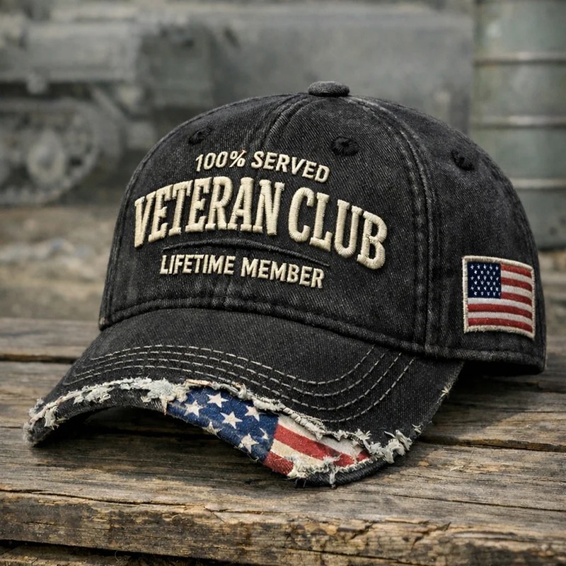 Veteran Club Hat — Classic Veteran Spirit 🇺🇸💪