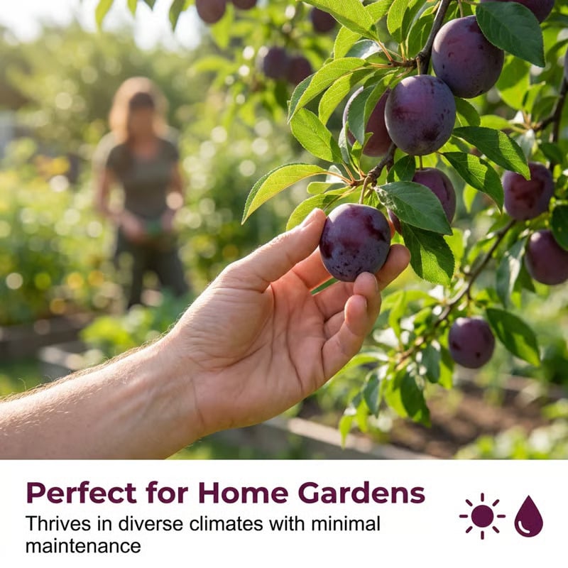 🌳LIMITED-TIME BUY 1 GET 1 FREE⏰🍑 Heirloom Non-GMO Grafted Plum Tree Live Seeds