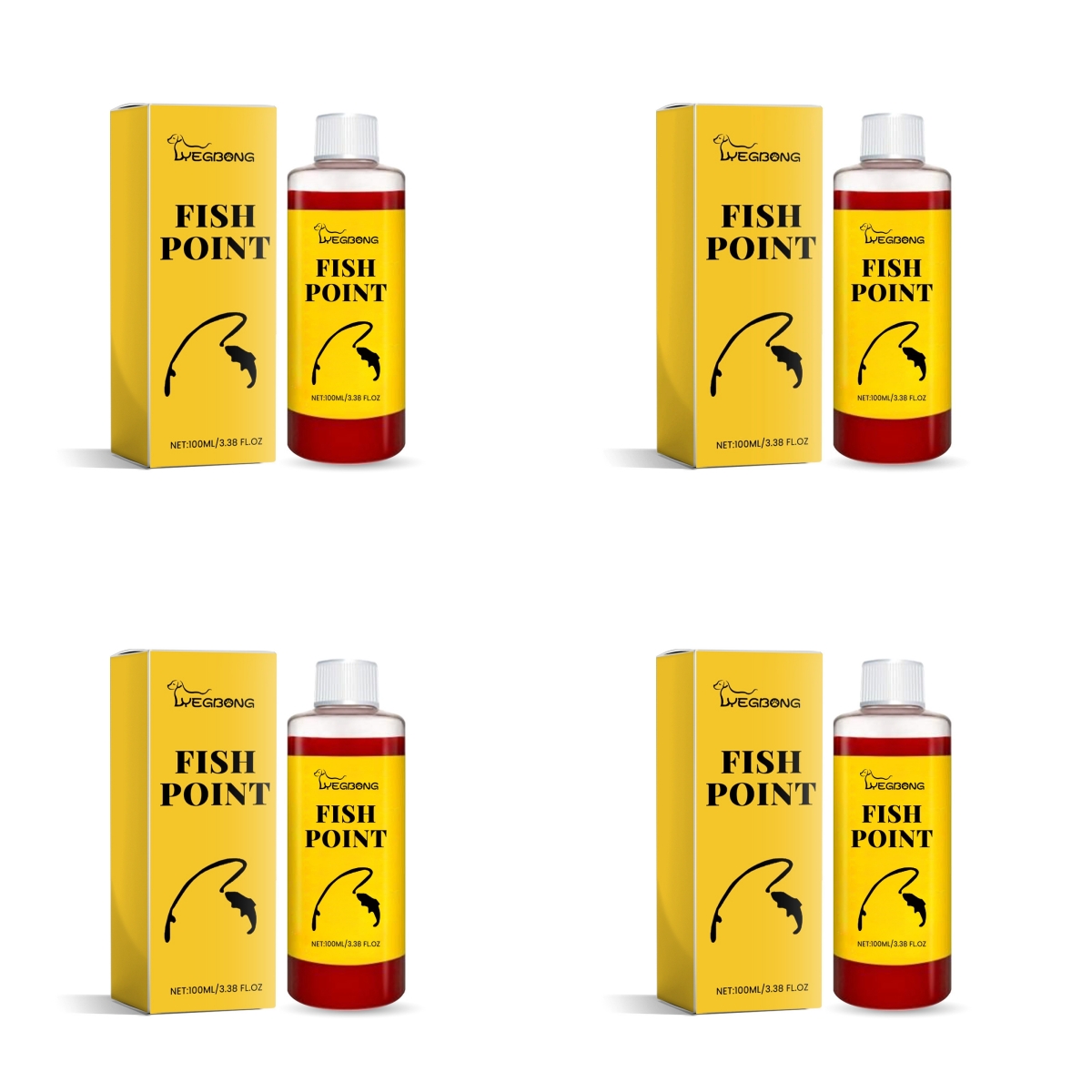 🎣 Concentrated Fish Attractant Liquid – 🐟Fast-Acting Red Worm Formula