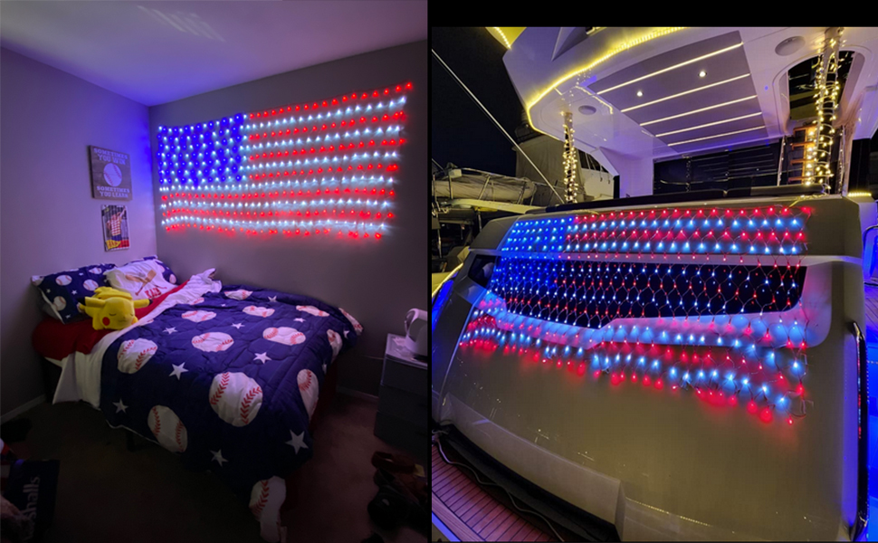 american flag led light