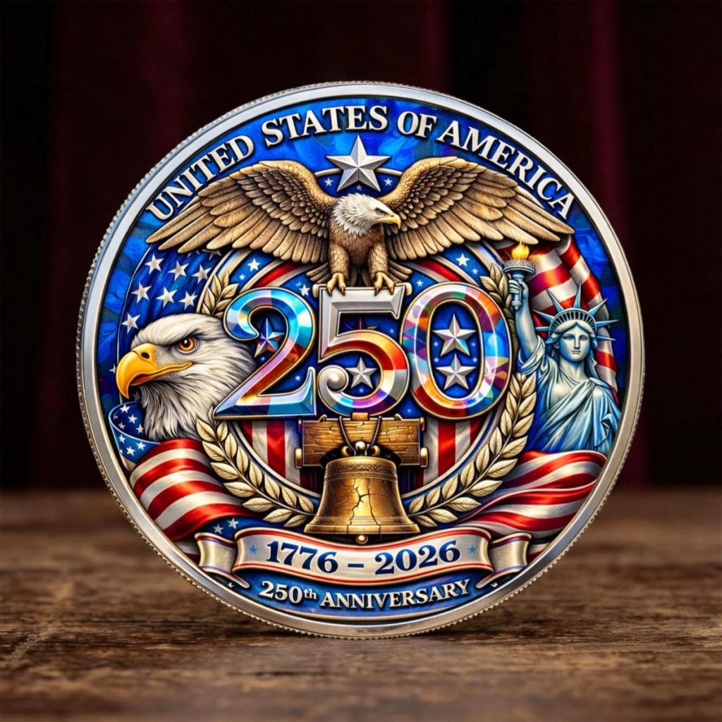 2026 New Year Hot Sale 49% OFF 🔥250 YEARS STRONG COMMEMORATIVE COIN