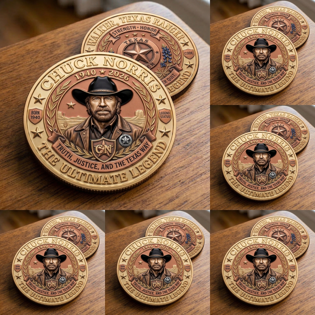 🙏Last Day 60% OFF For Chuck's Fans - 🎗️Chuck Norris Legends Memorial Coin