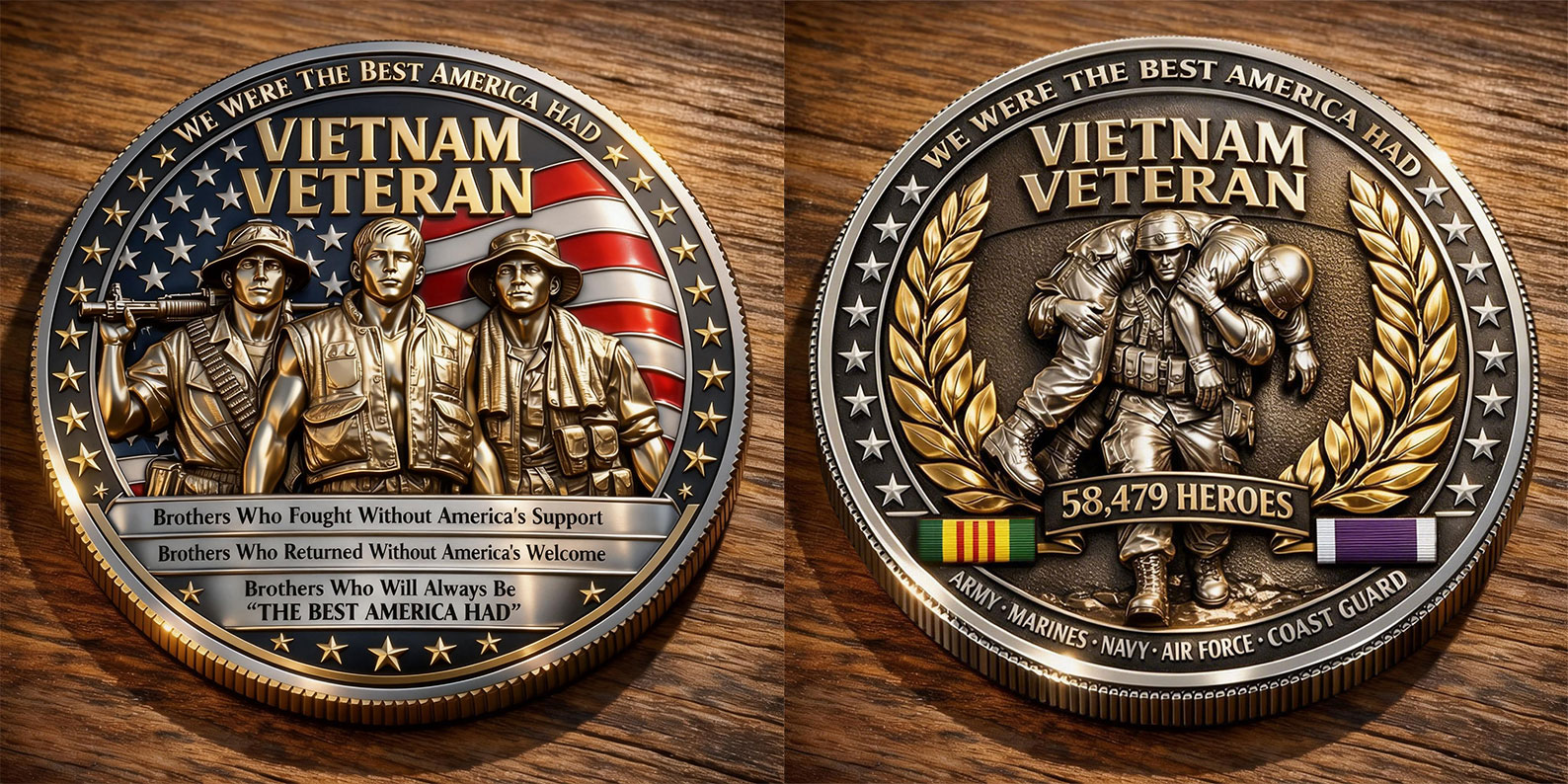🏆Veteran Vietnam Memory - Vietnam War Veterans Commemorative Coin