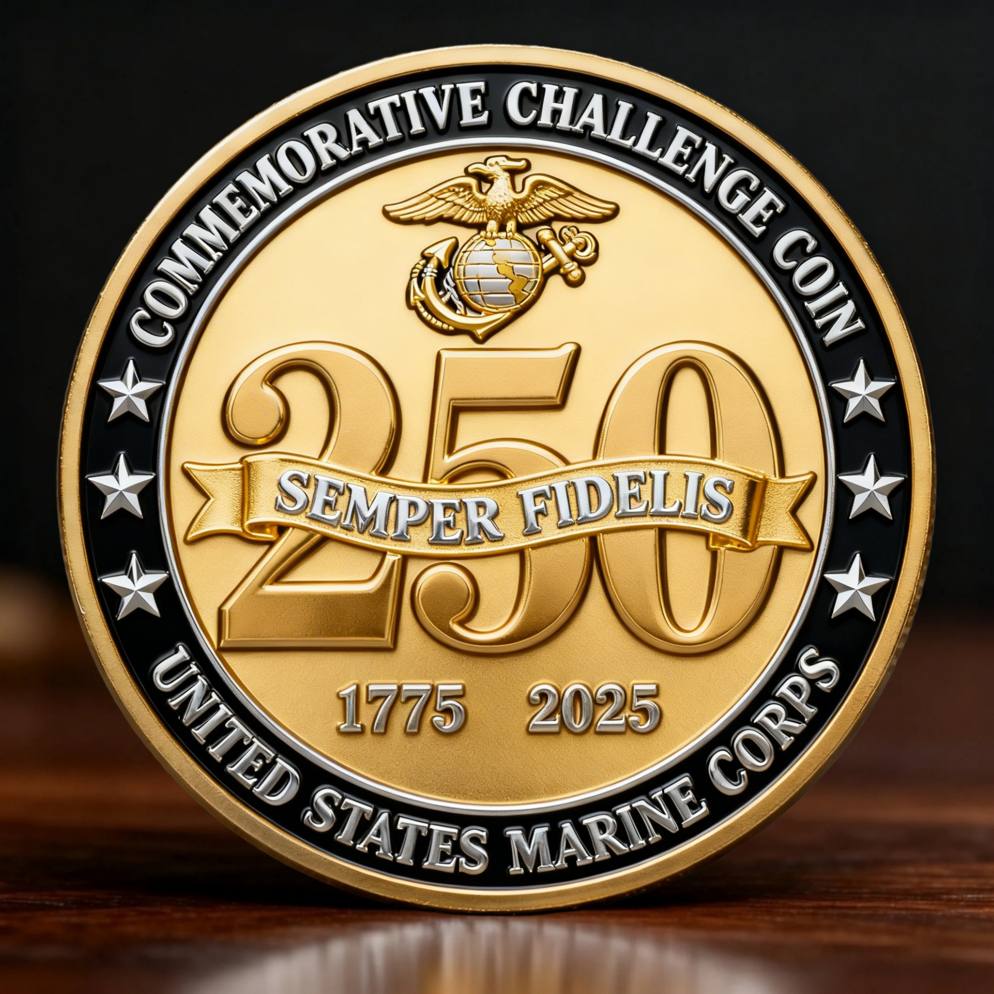 🇺🇸 U.S.M.C. 250th Anniversary Challenge Coin