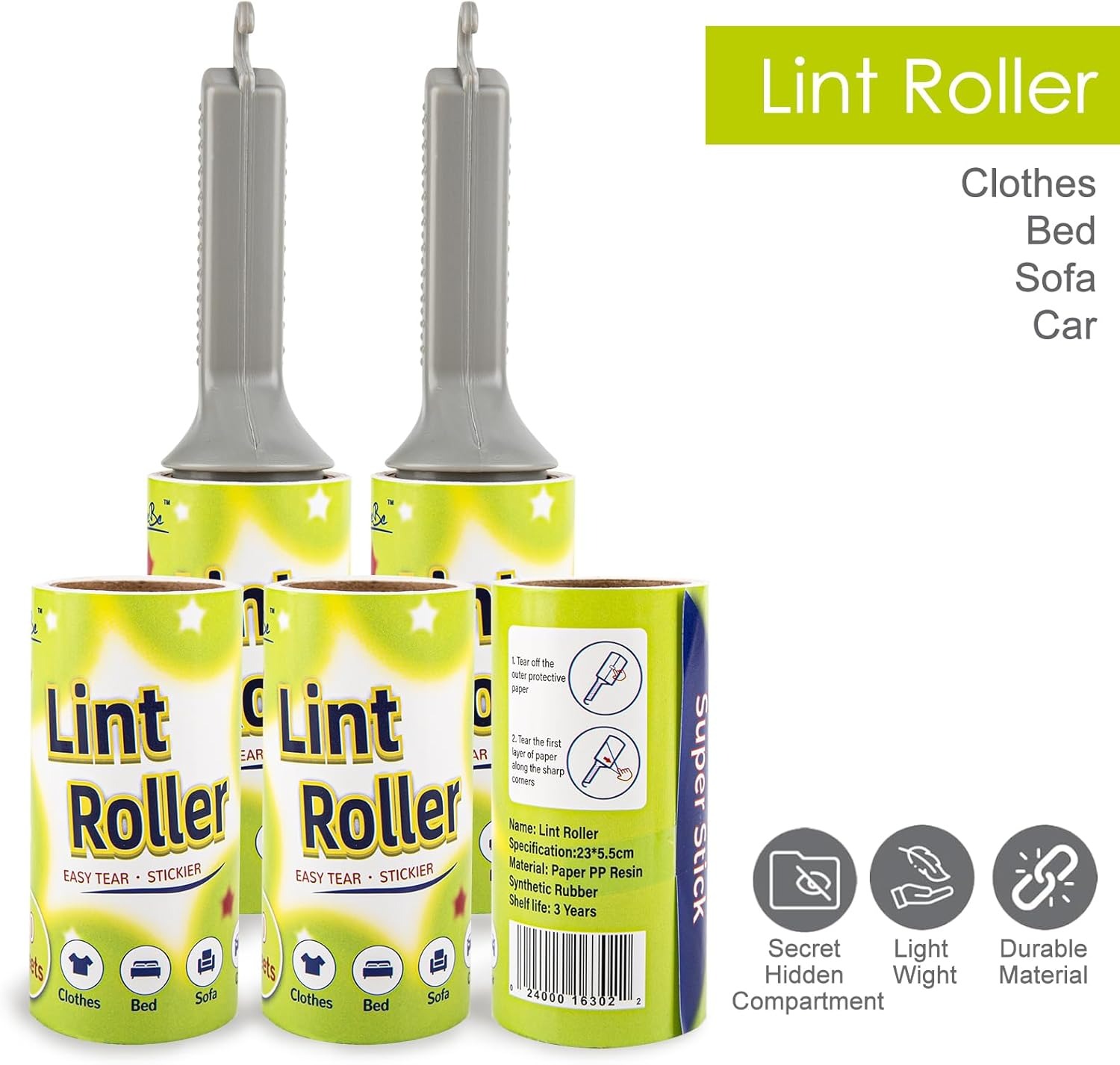 🔥Father's Day Sale 49% OFF-Real Working Lint Roller with Storage