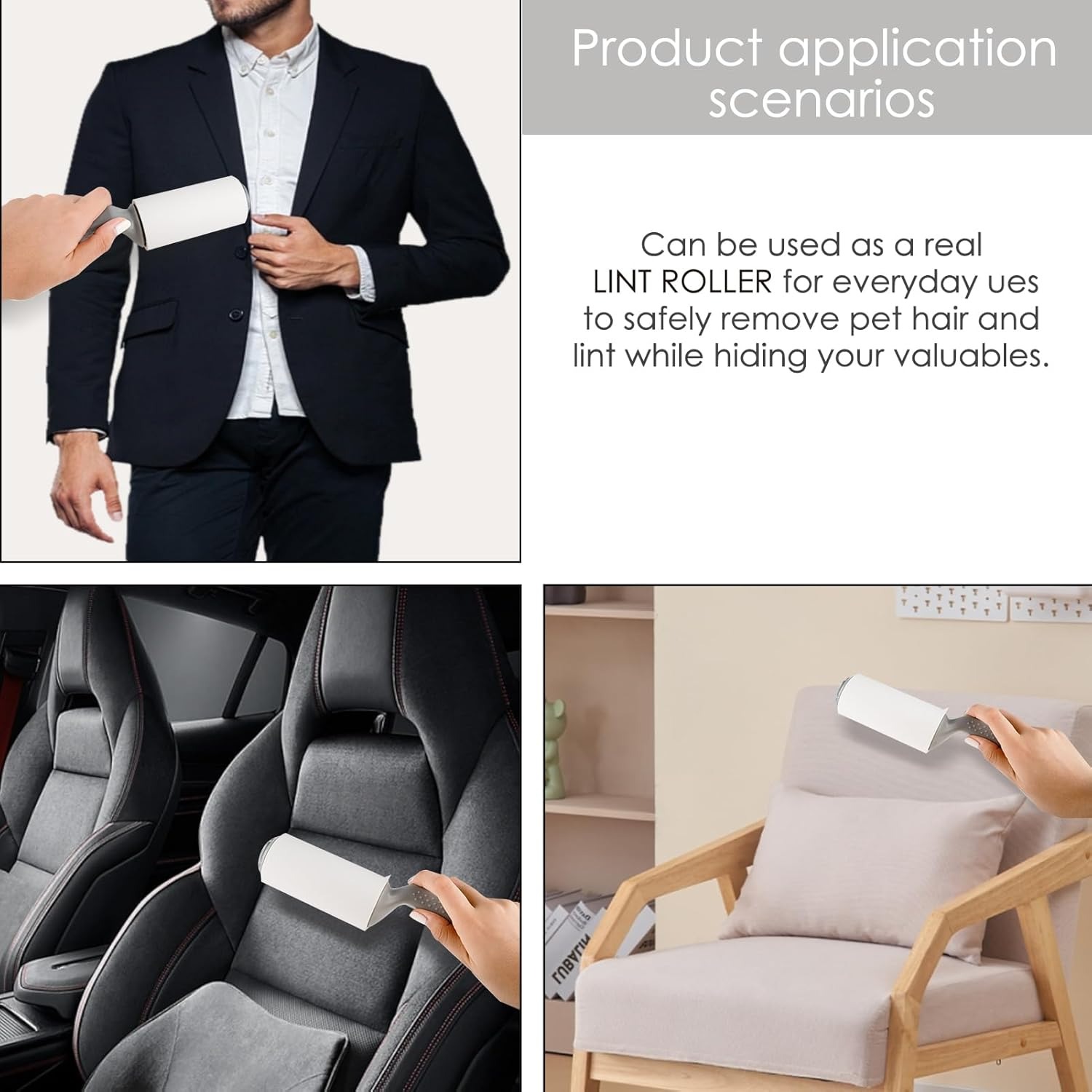 🔥Father's Day Sale 49% OFF-Real Working Lint Roller with Storage