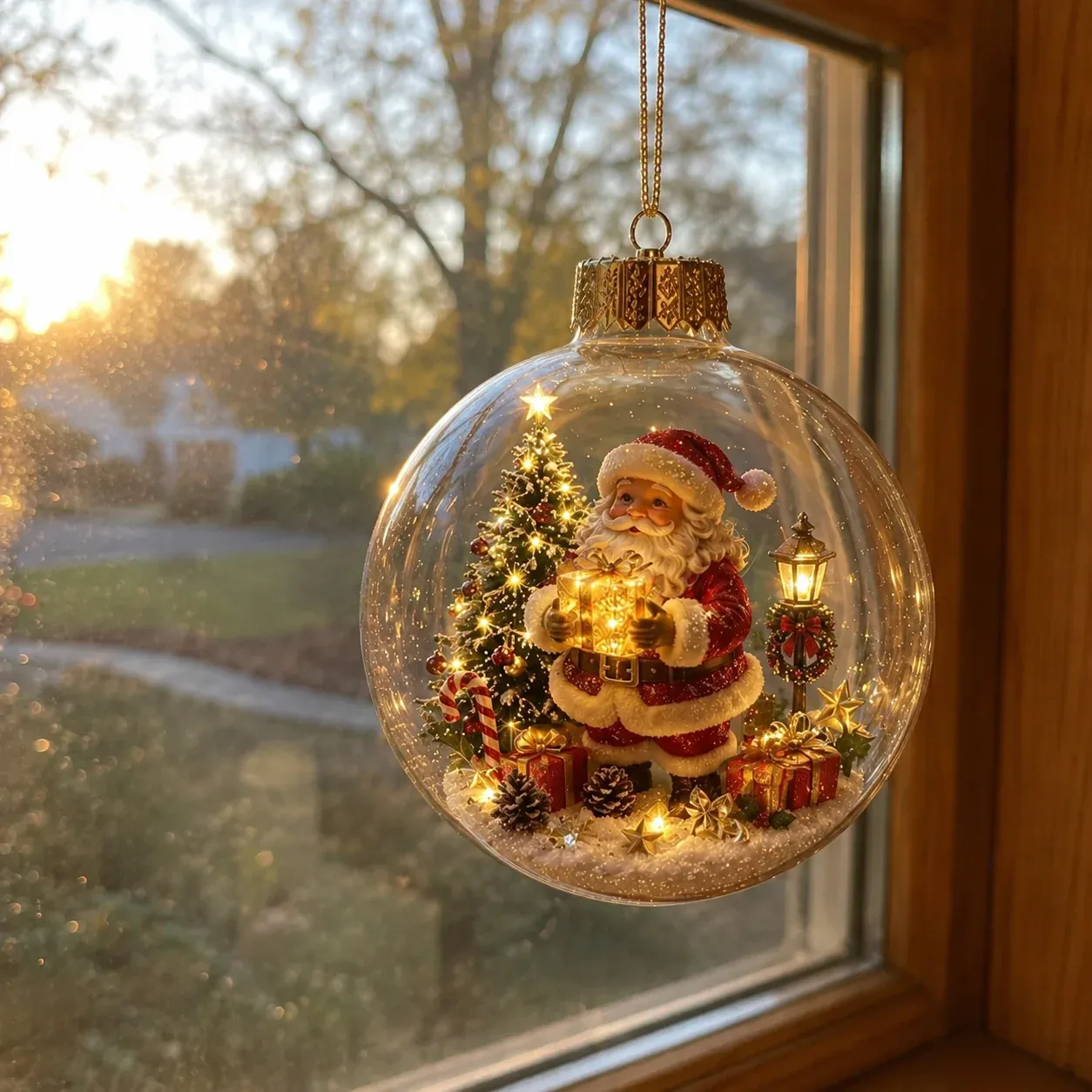 Glowing Christmas Diorama Ornament🎄