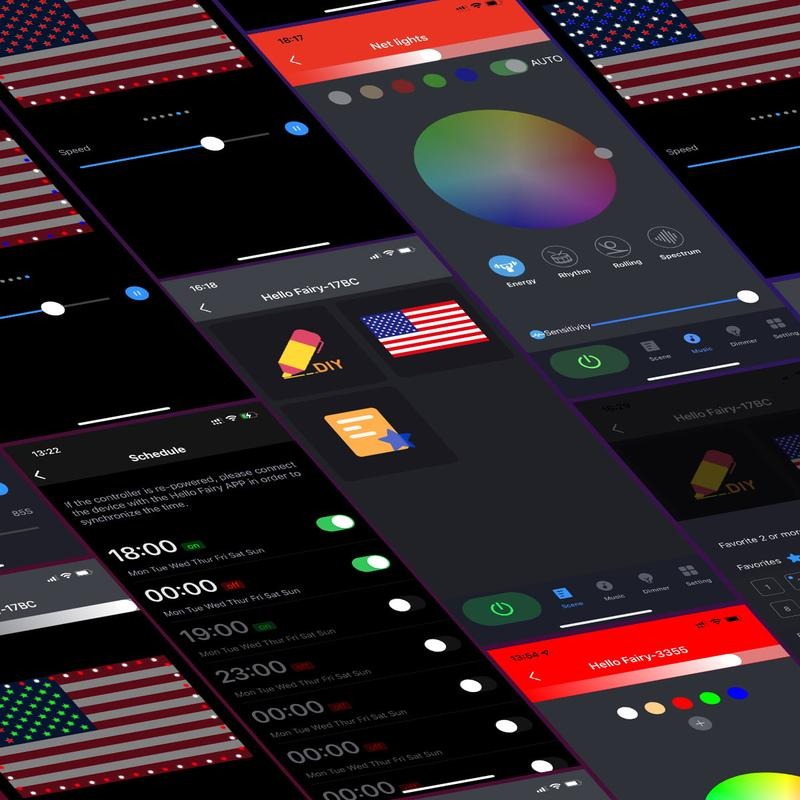 🔥Last Day Promotion 49% OFF🔥-3x5 FT American Flag Lights