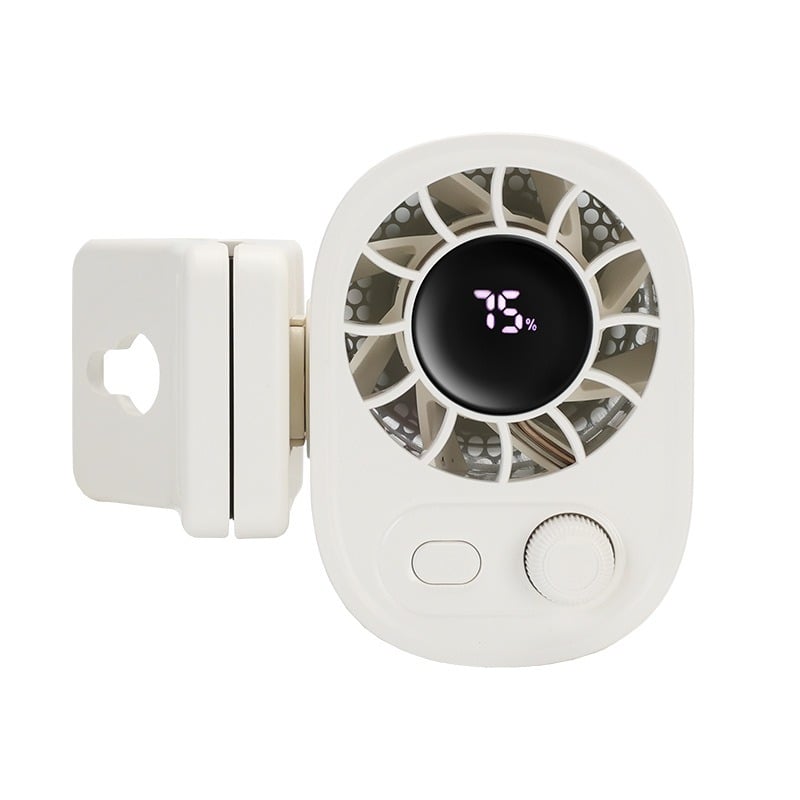 2026 New Arrival 60% OFF🔥Car Clip On Air Conditioner Fan with LED Display - 360° Rotation, 100 Speeds Adjustable