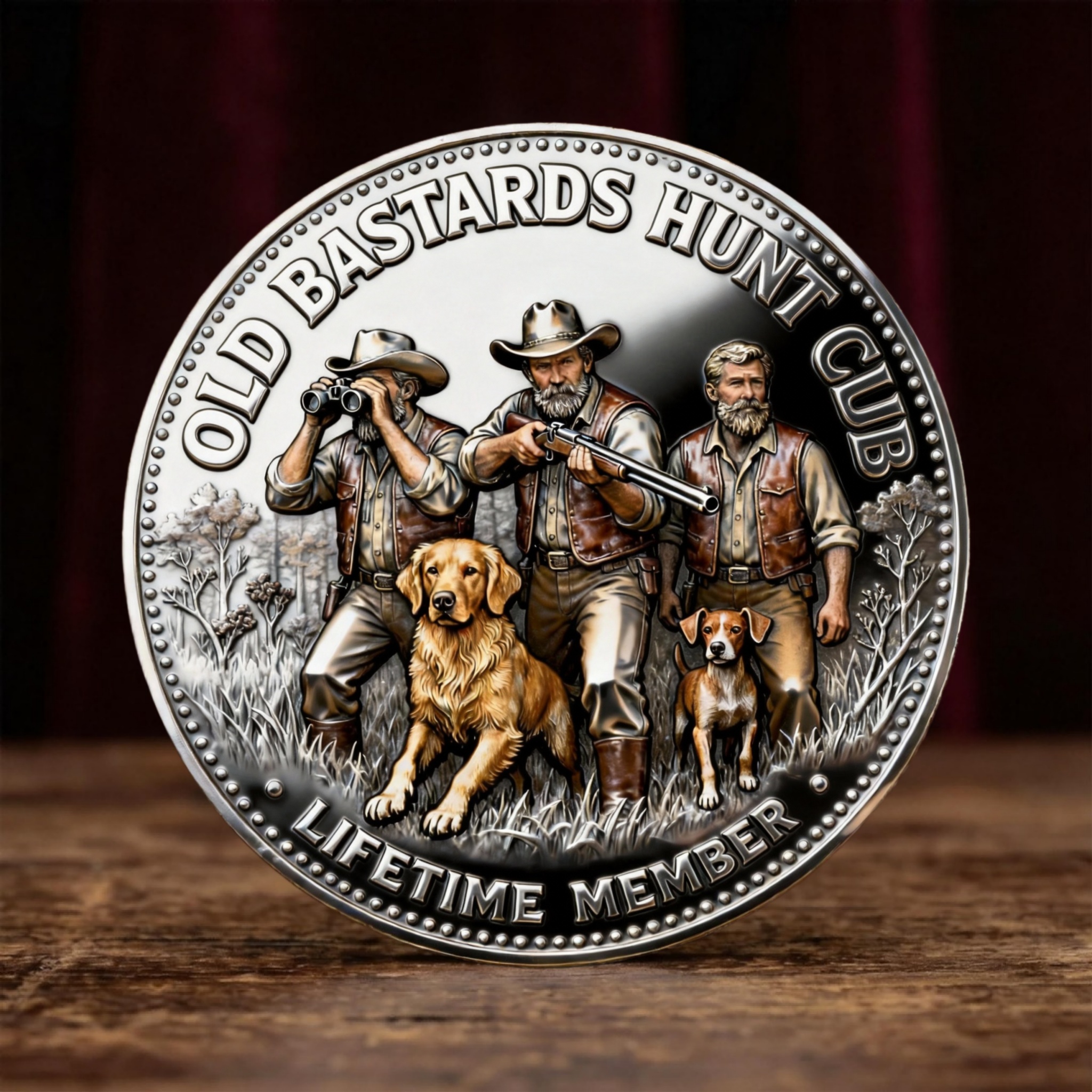 🦌Old Bastards Hunt Club: Lucky Coin & Lifetime Glory Medal