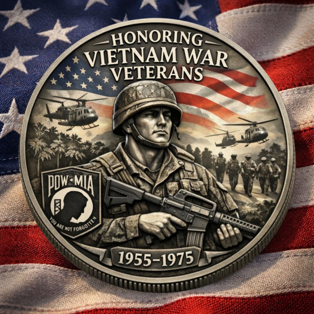 🏆Last Day Promo: 60% OFF- 🎖️American Heroes: Vietnam Commemorative Coin