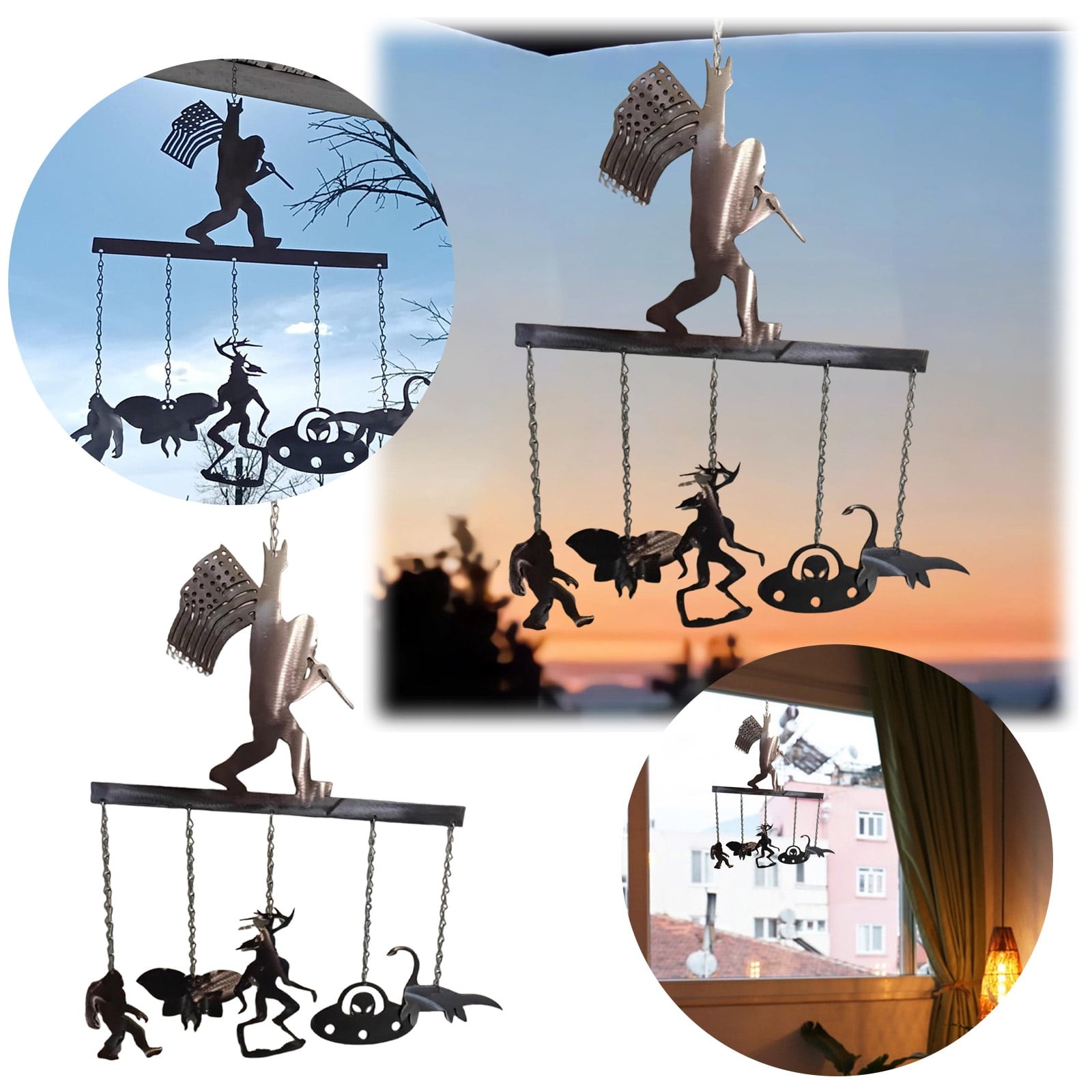 🔥Summer Hot Sale 49% OFF❤️‍🔥Bigfoot Wind Chimes for Outside