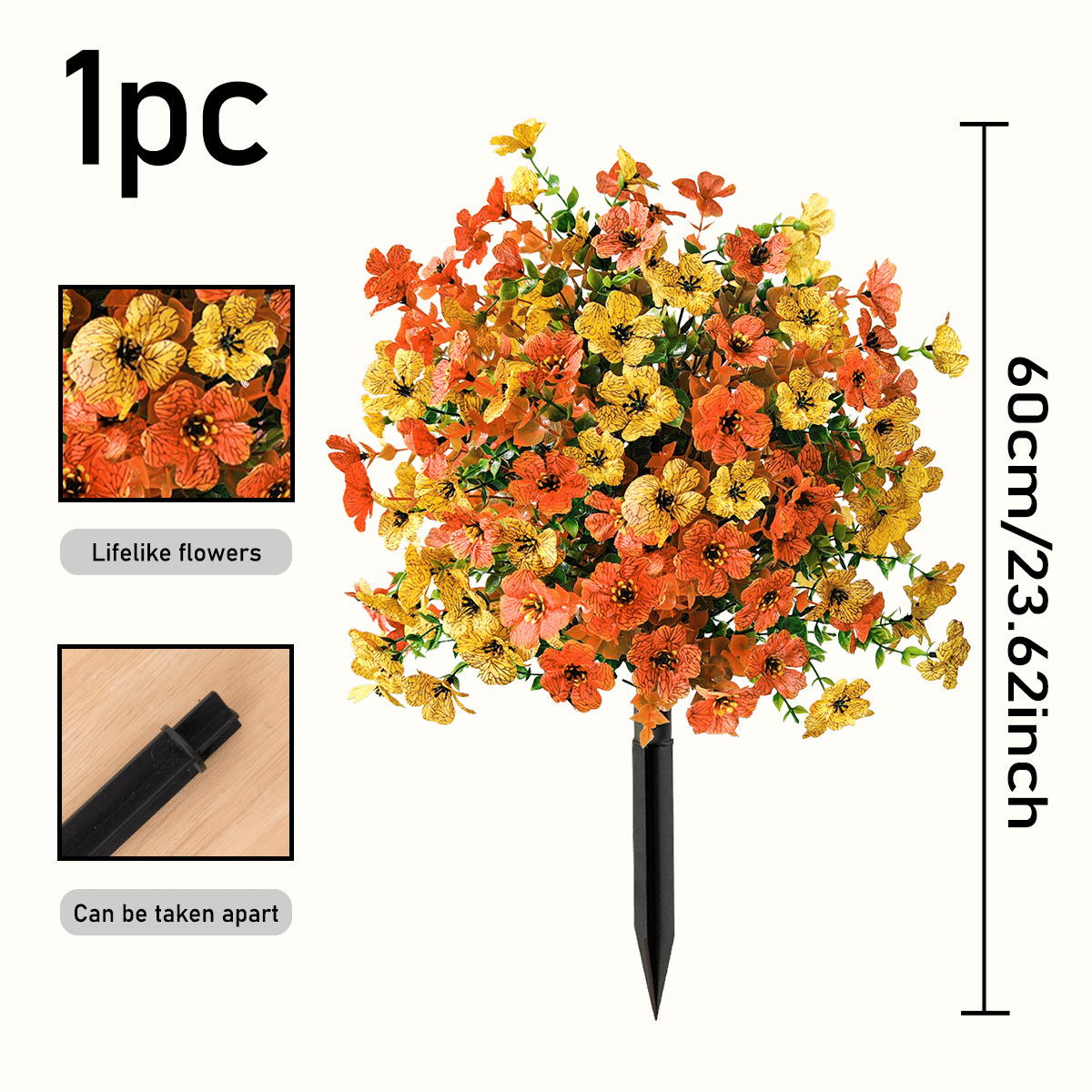 Last Day Promotion! 🔥Outdoor/Indoor UV Resistant & Waterproof Artificial Flower Decor ✅