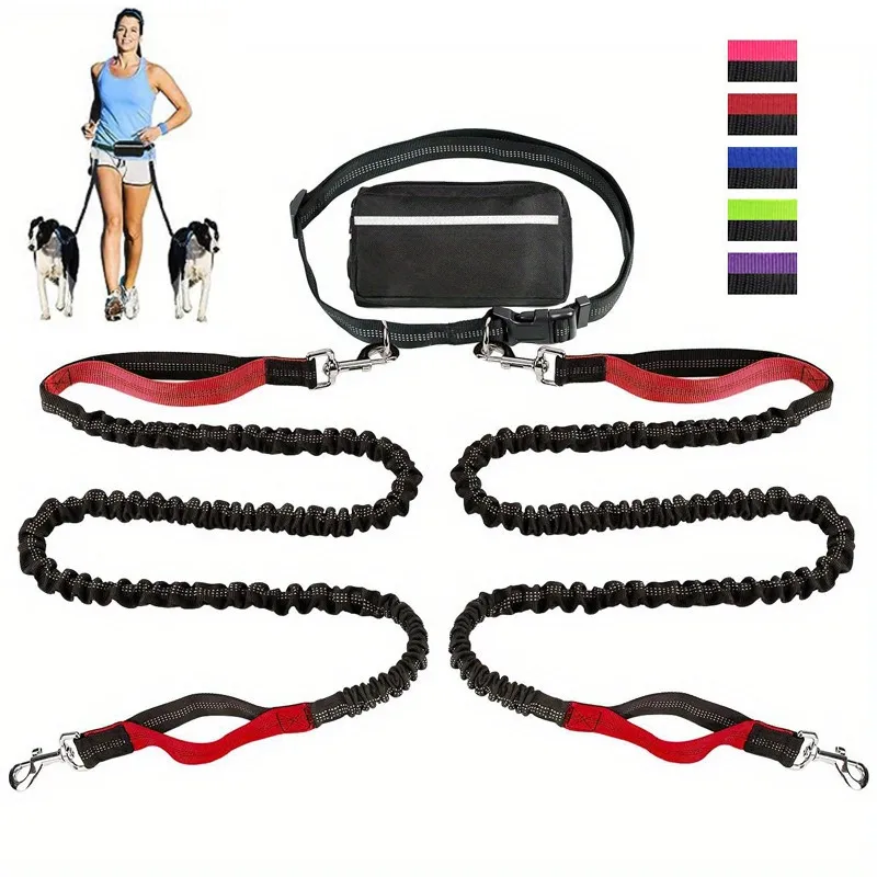 ❤️Early Mother’s Day 60% OFF🔥Hands Free Dog Leash with Zipper Pouch