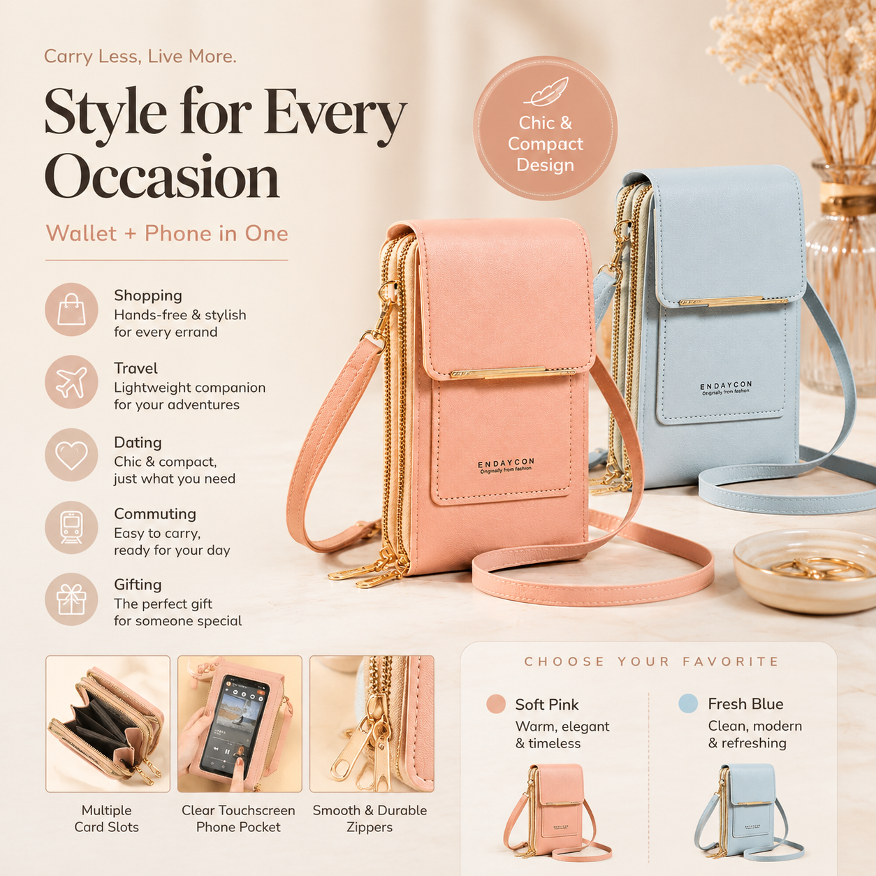 ⏰Mother‘s Day Flash Sale 65+🎁Anti-theft leather bag