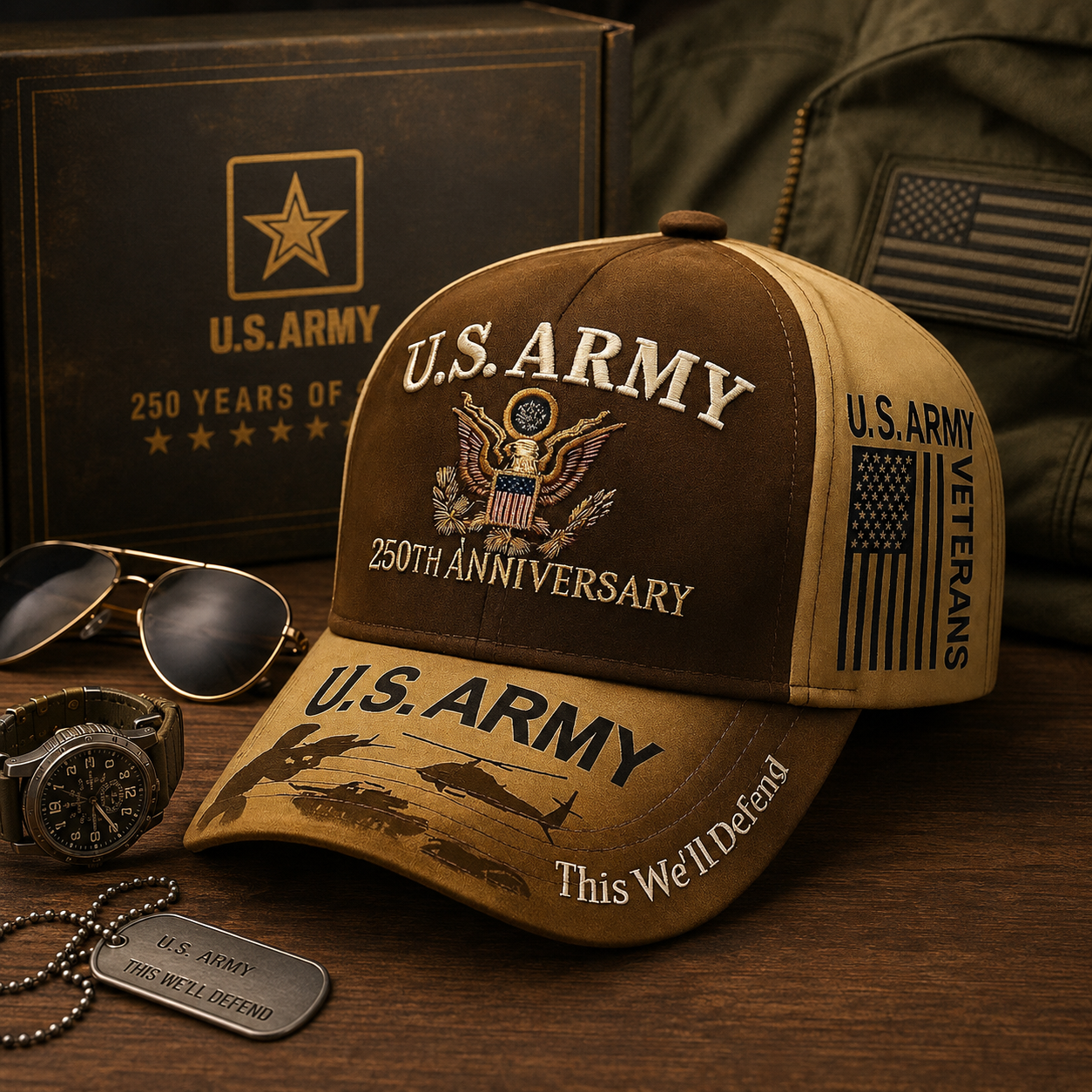 🎉250th Anniversary Hot Sale 65K+ ❤️ U.S. Army 250th Anniversary Commemorative Cap 🇺🇸