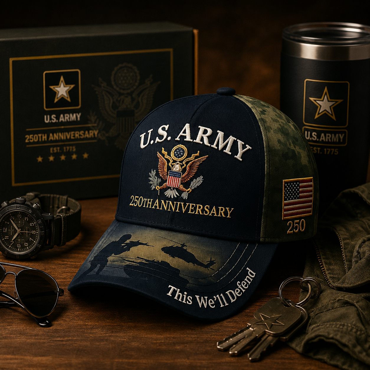 🎉250th Anniversary Hot Sale 65K+ ❤️ U.S. Army 250th Anniversary Commemorative Cap 🇺🇸