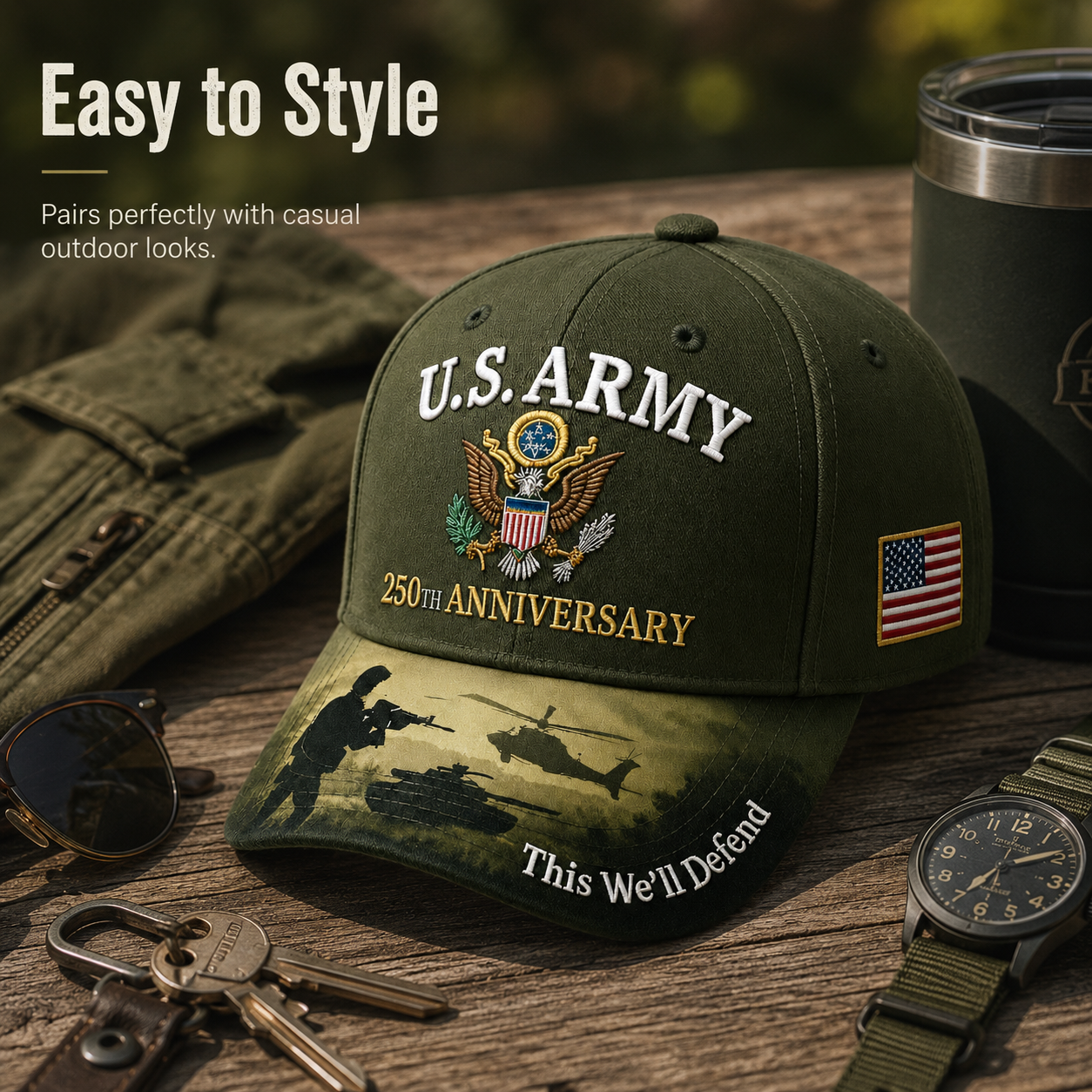 🎉250th Anniversary Hot Sale 65K+ ❤️ U.S. Army 250th Anniversary Commemorative Cap 🇺🇸