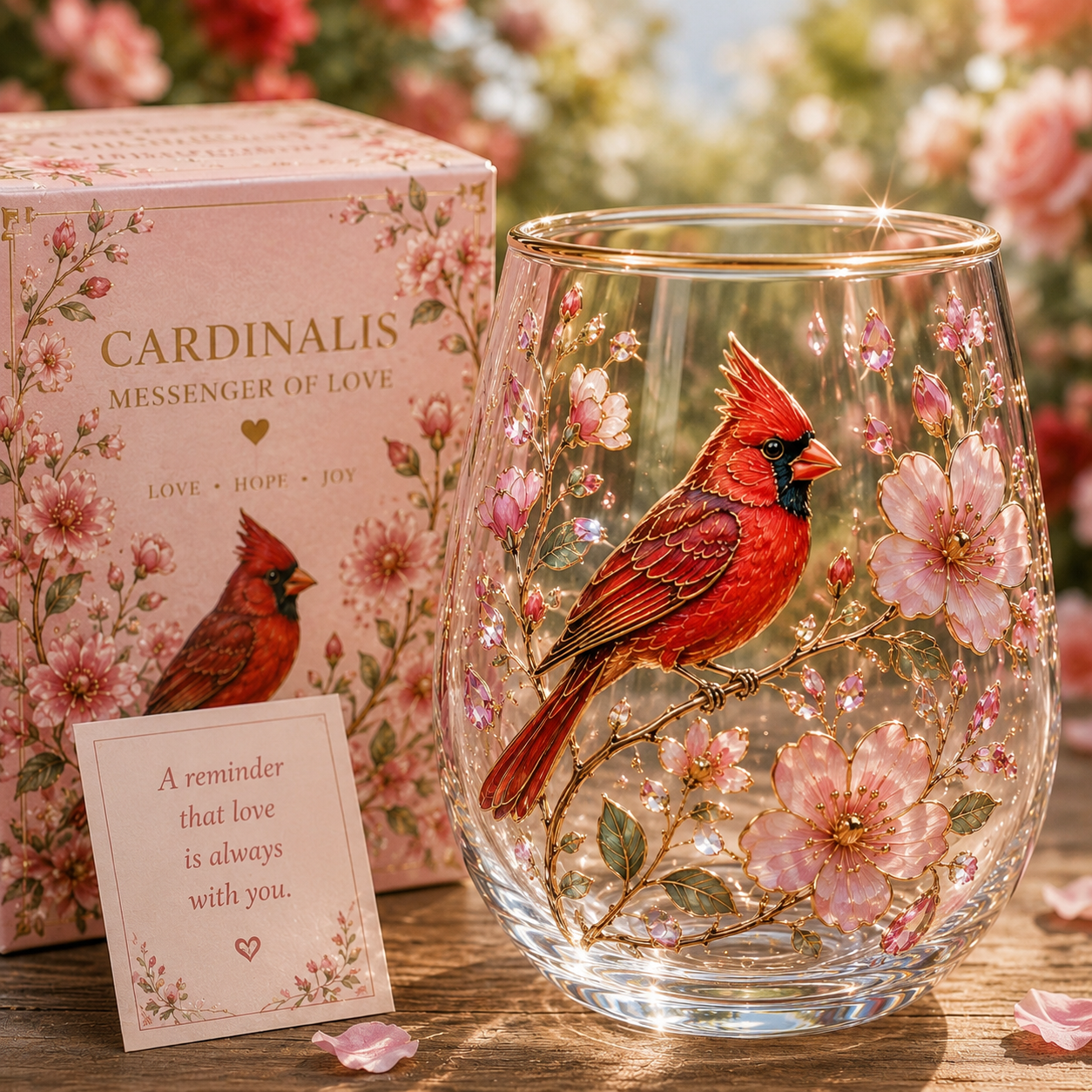🌸Limited Edition 2026 Cardinalis Morning Bliss Glass Tea Cup☕