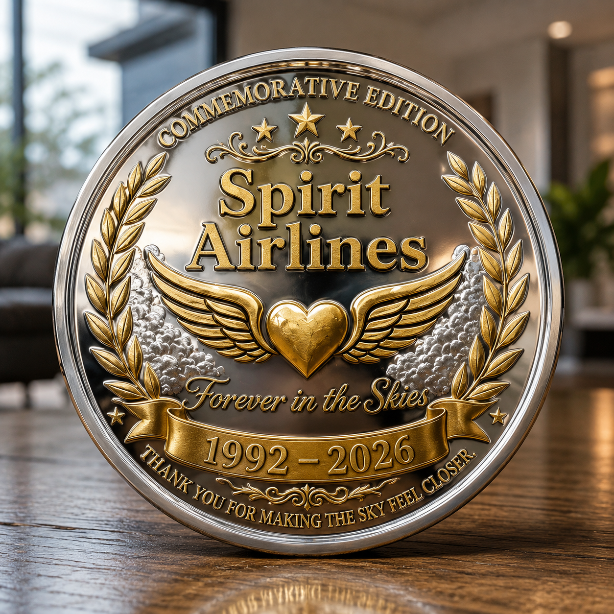 Last Day 49% OFF🔥Spirit Airlines Commemorative Coin 