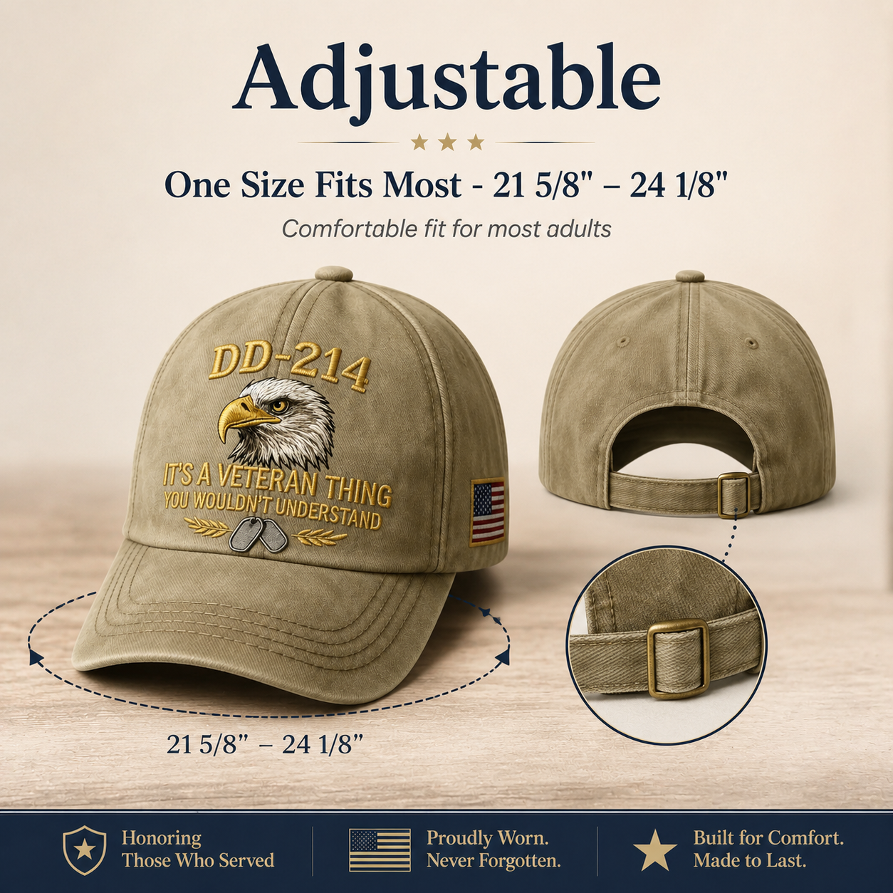 🎉Best Gift For Father❤️DD-214 Veteran Hat -It's a veteran thing🎁Free Symbolizes Honor Gift 