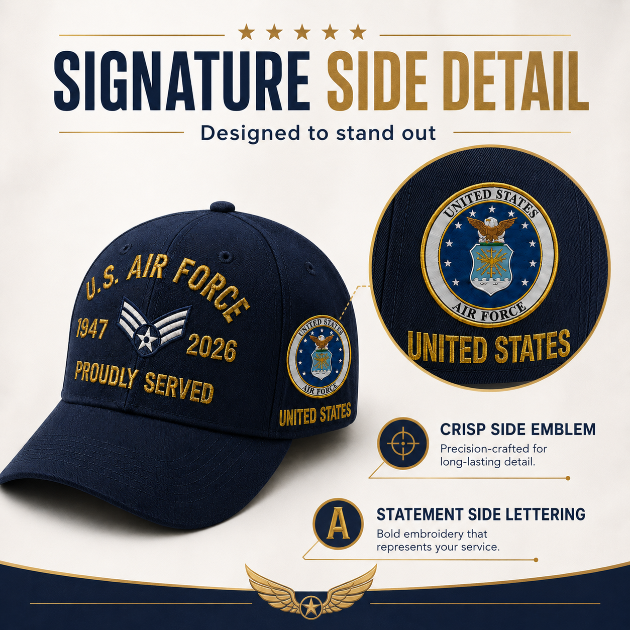 🔥 Father’s Day Sale - ❤️U.S. Air Force Legacy Cap 🇺🇸