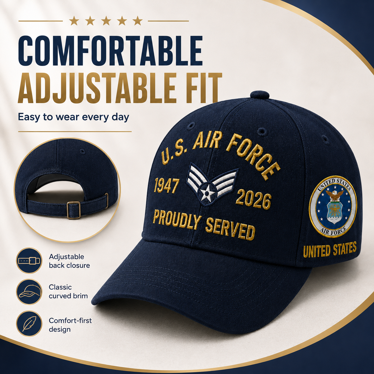 🔥 Father’s Day Sale - ❤️U.S. Air Force Legacy Cap 🇺🇸