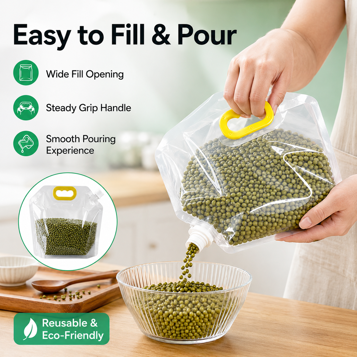 🧃 Portable Sealed Storage Bags – 5PCS Set