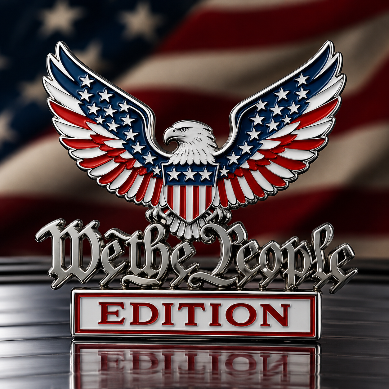🎉250th Anniversary 49% OFF - We The People Edition Premium Metal Car Emblem 🇺🇸