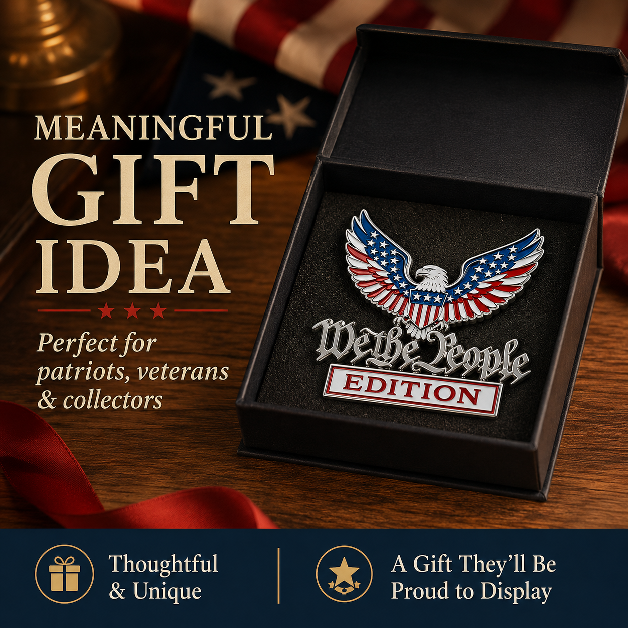 🎉250th Anniversary 49% OFF - We The People Edition Premium Metal Car Emblem 🇺🇸